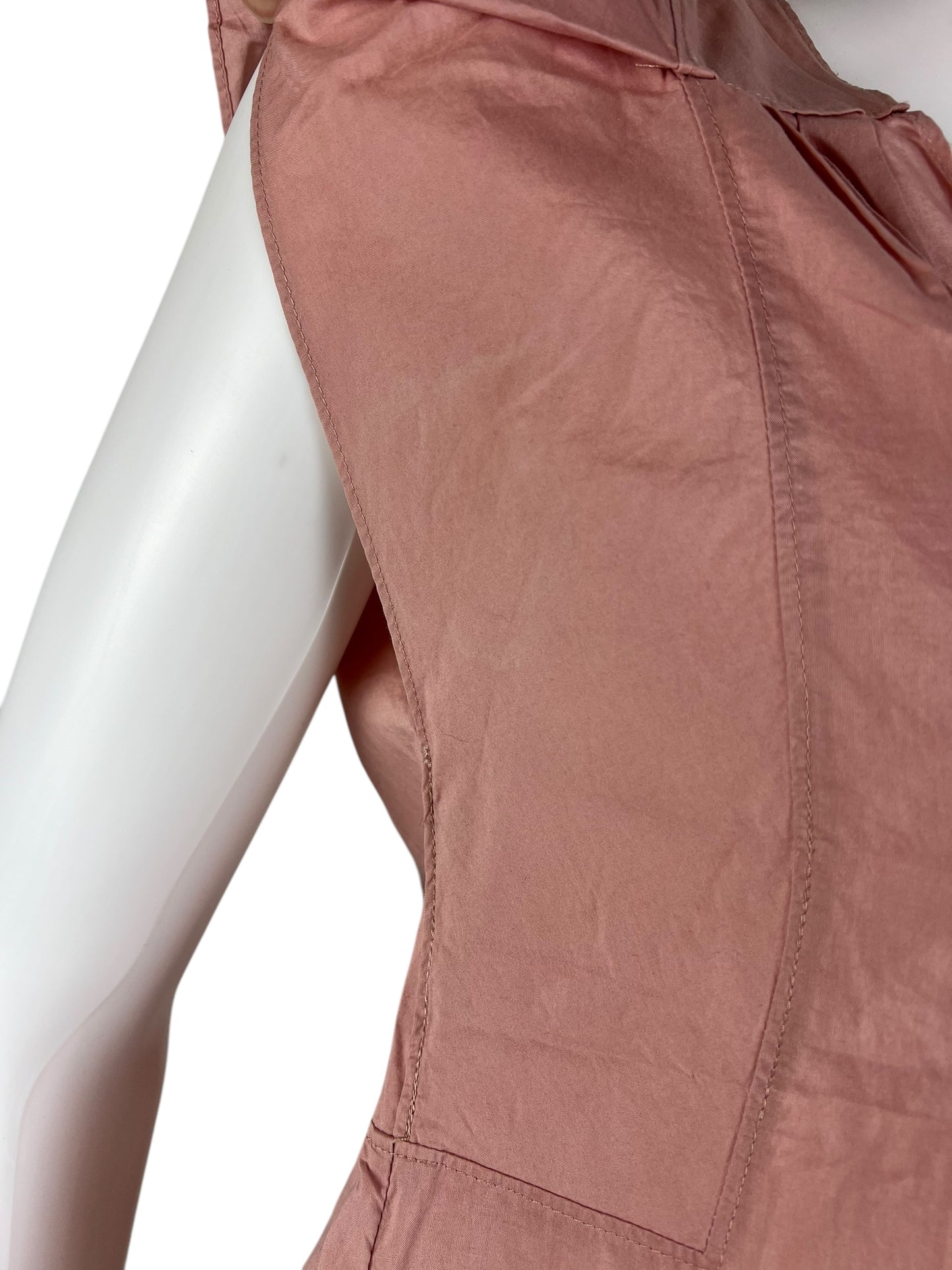 Miu Miu 2008 pink ruffle top