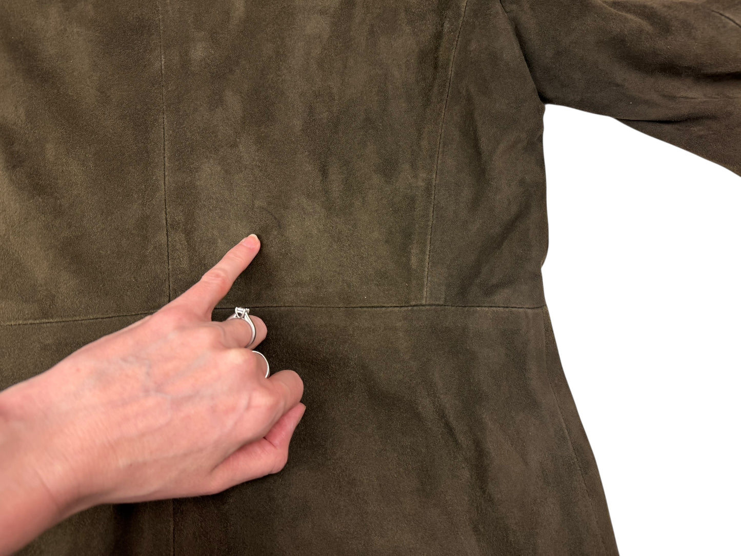 Emporio Armani suede jacket