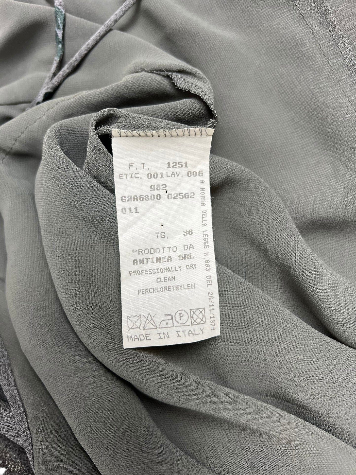 Emporio Armani 1990s asymmetric slip dress