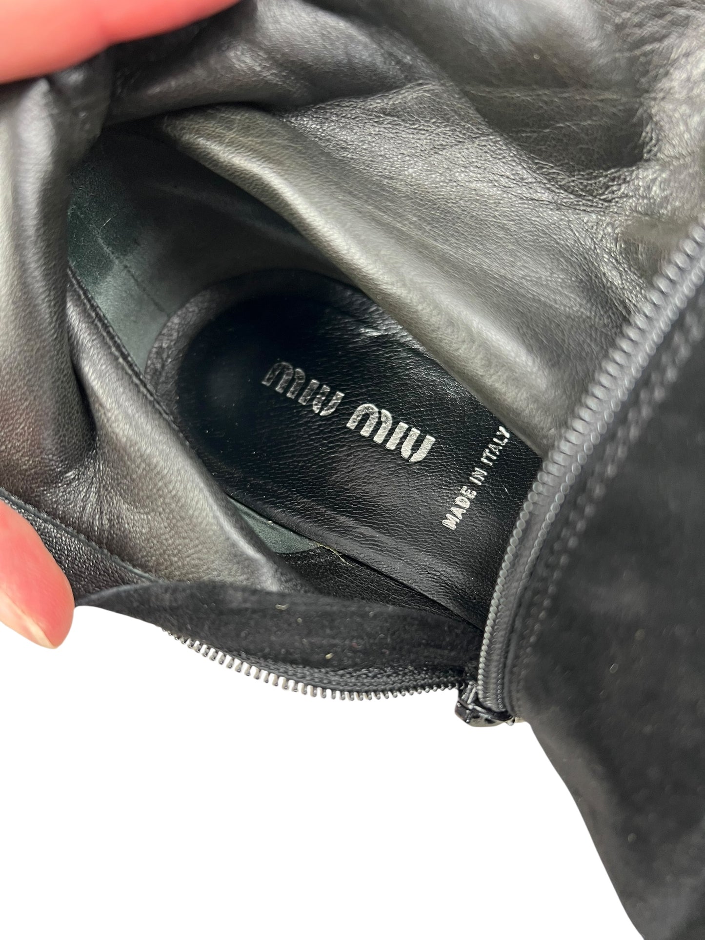 Miu Miu 2000s kitten heel boots