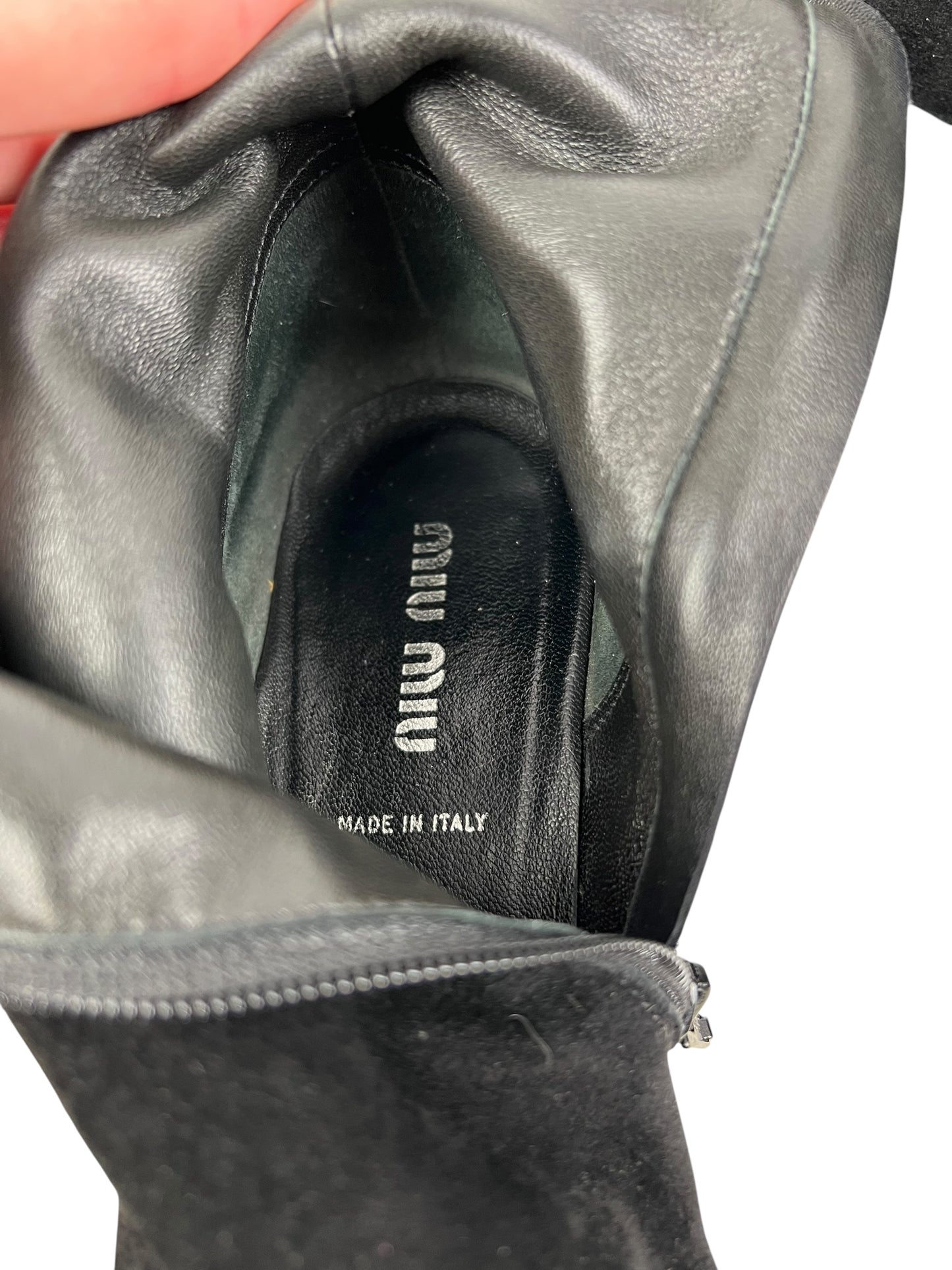 Miu Miu 2000s kitten heel boots