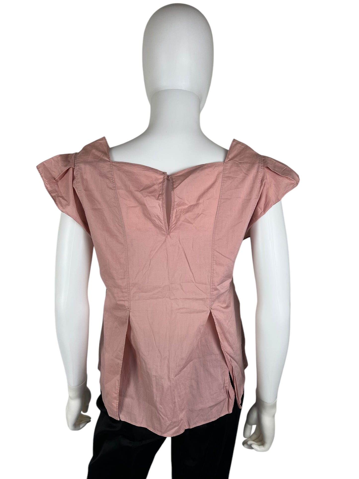 Miu Miu 2008 pink ruffle top