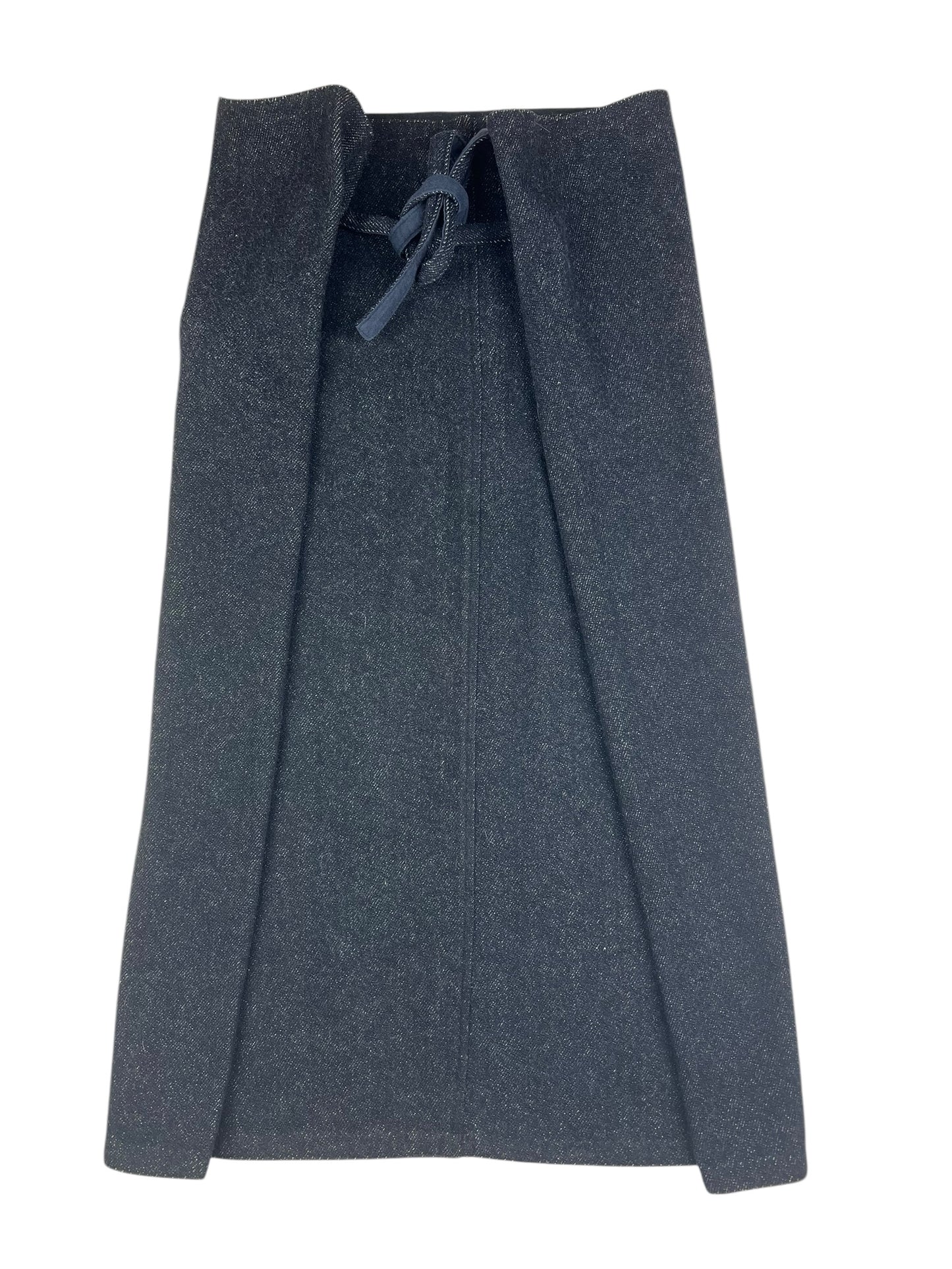 Yohji Yamamoto Y’s denim wrap skirt