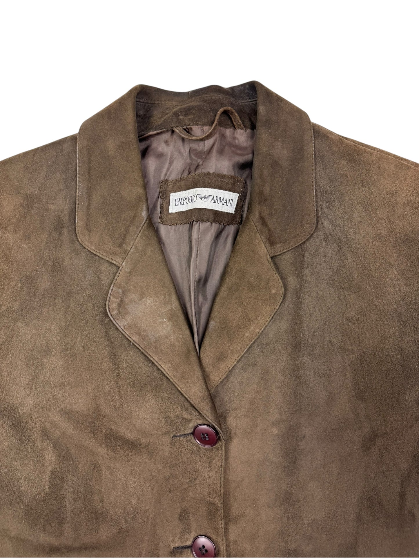 Emporio Armani suede jacket