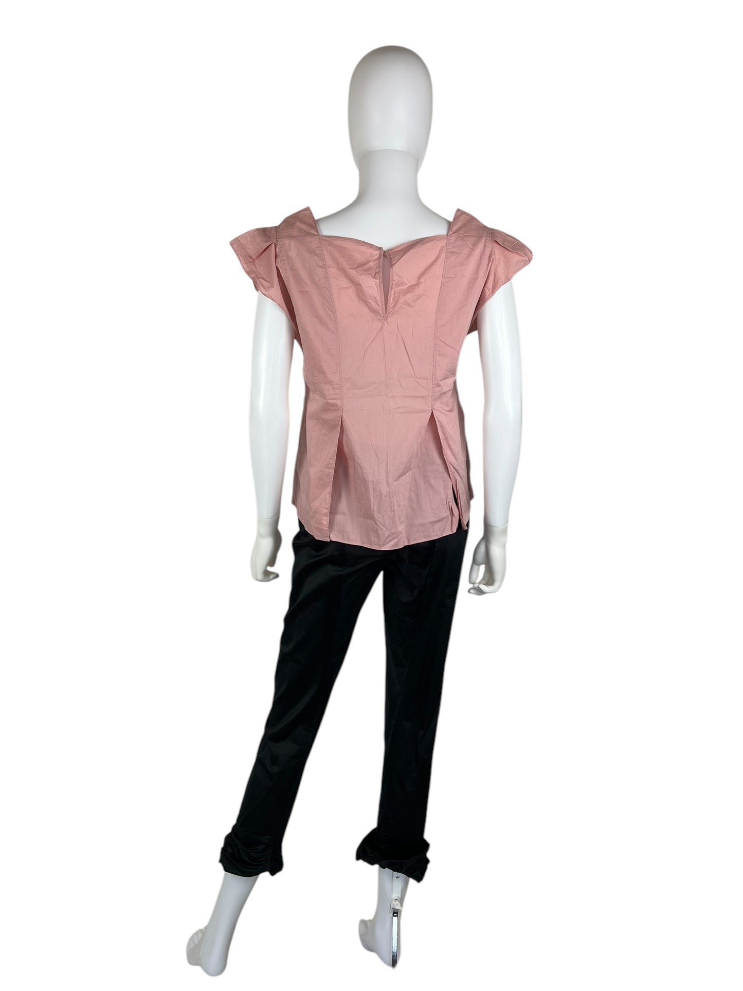 Miu Miu 2008 pink ruffle top
