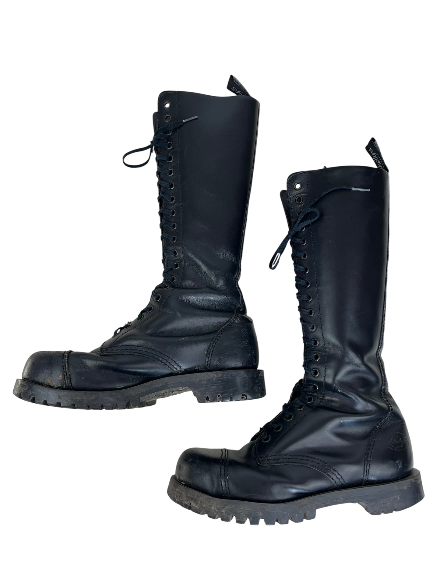 Shellys 1990s steel toe cap 20-eyelet boots