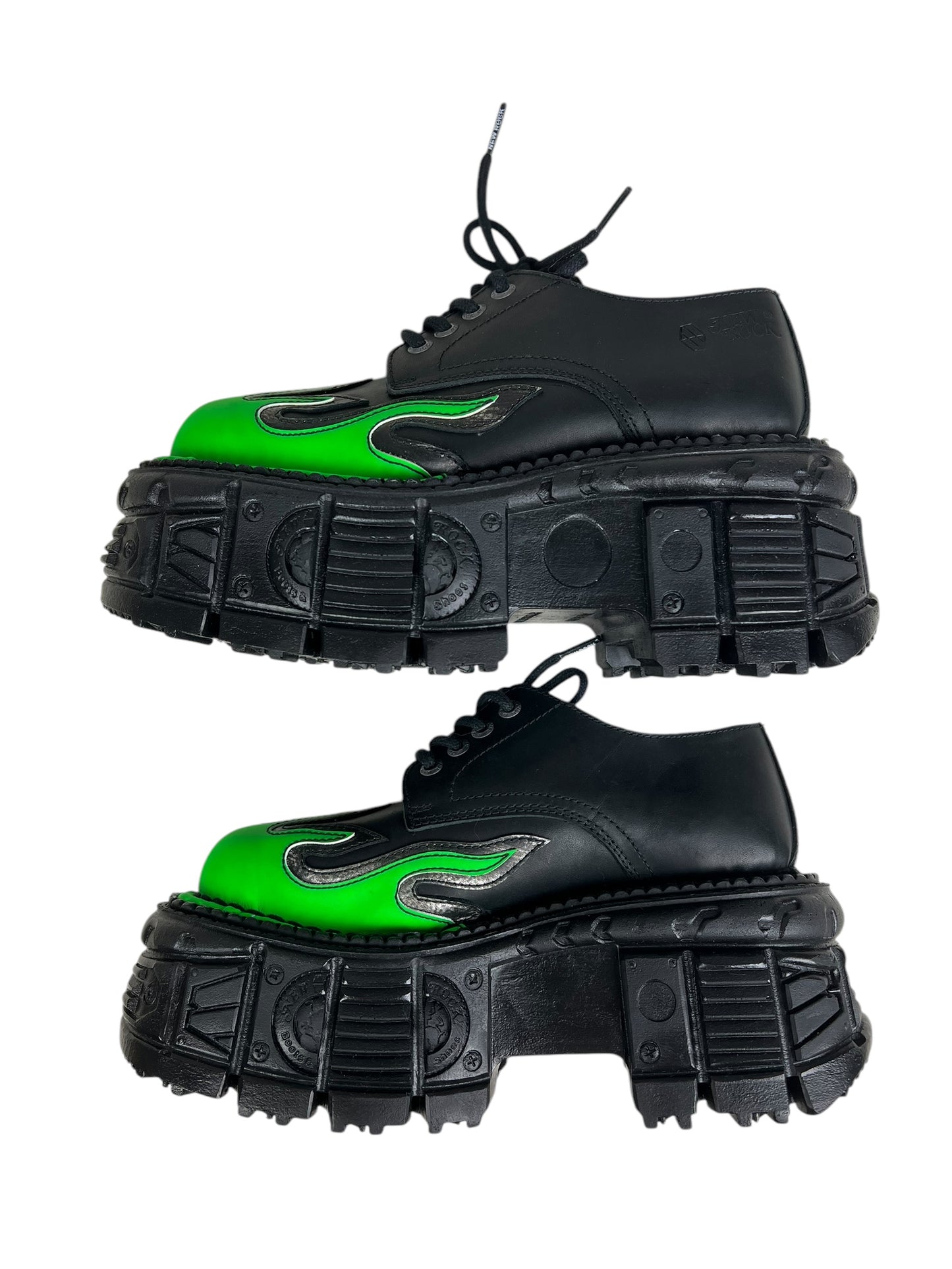 New Rock M-TANK1553-C17 green flame platforms