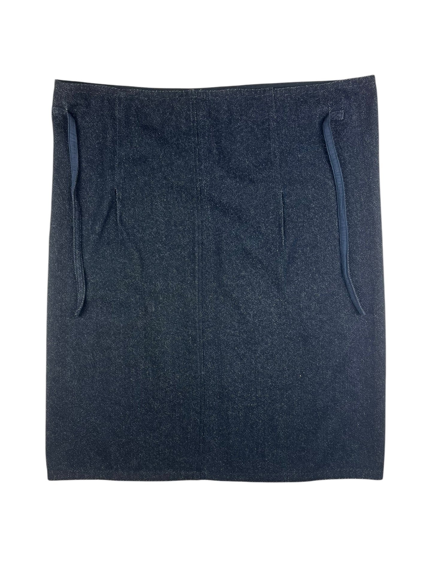 Yohji Yamamoto Y’s denim wrap skirt