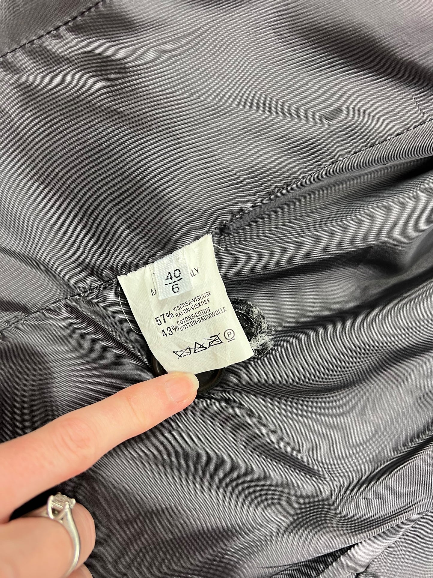 Emporio Armani faux fur jacket