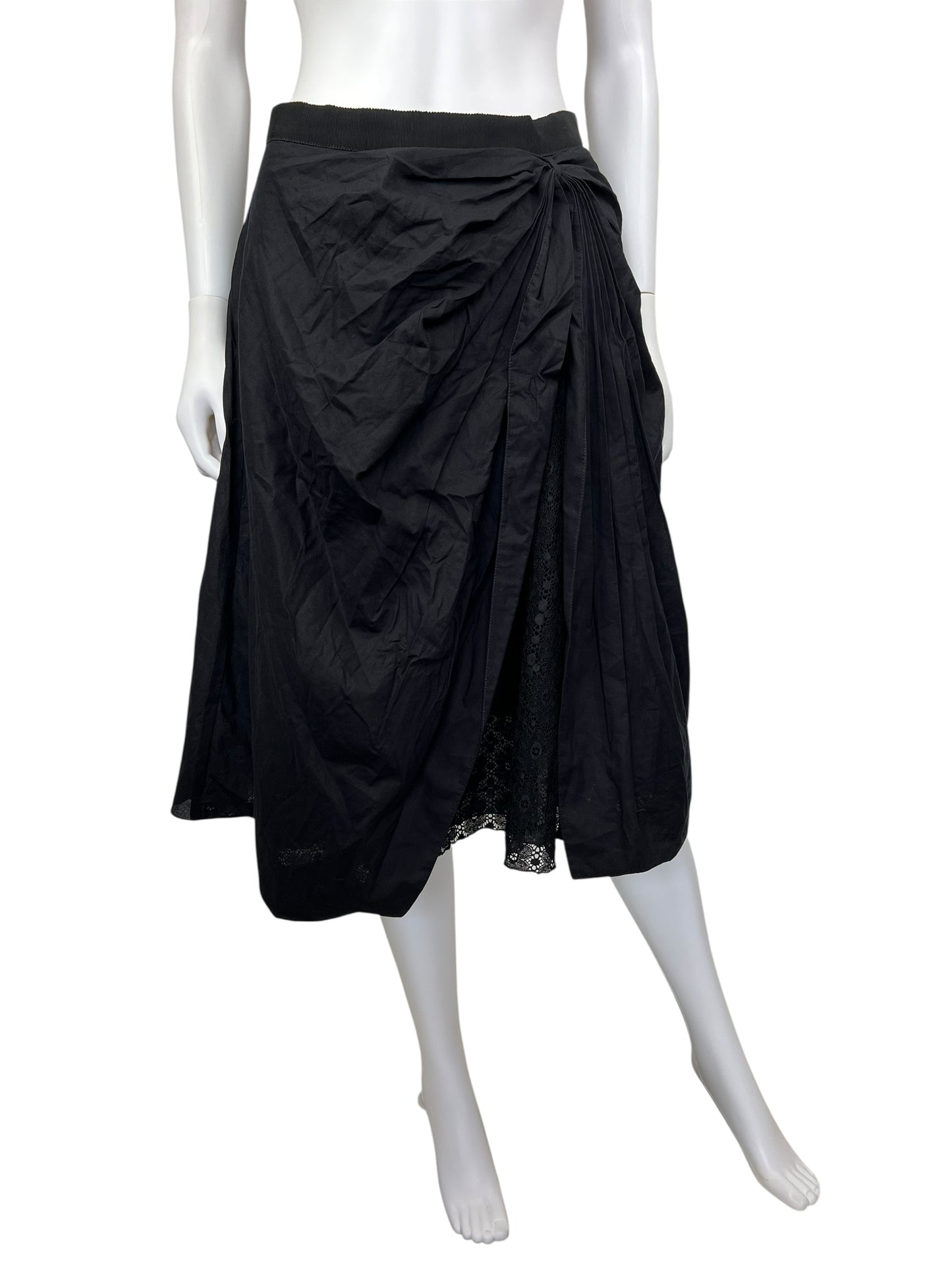 Emporio Armani gathered pleat skirt