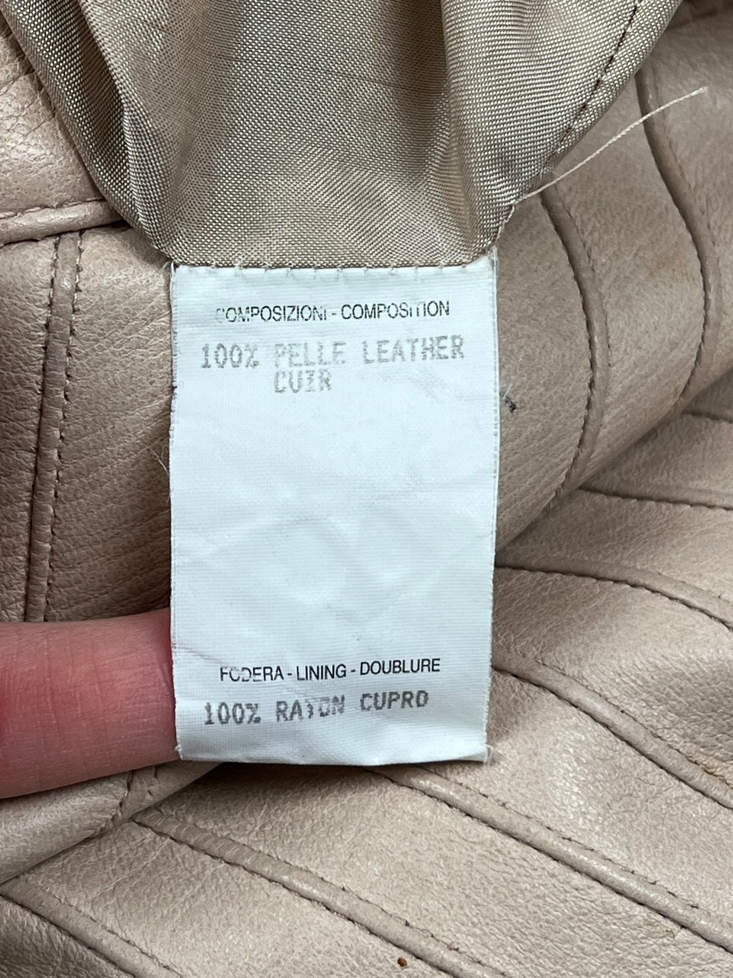 Gucci F/W 1999 leather pinstripe trousers Tom Ford era