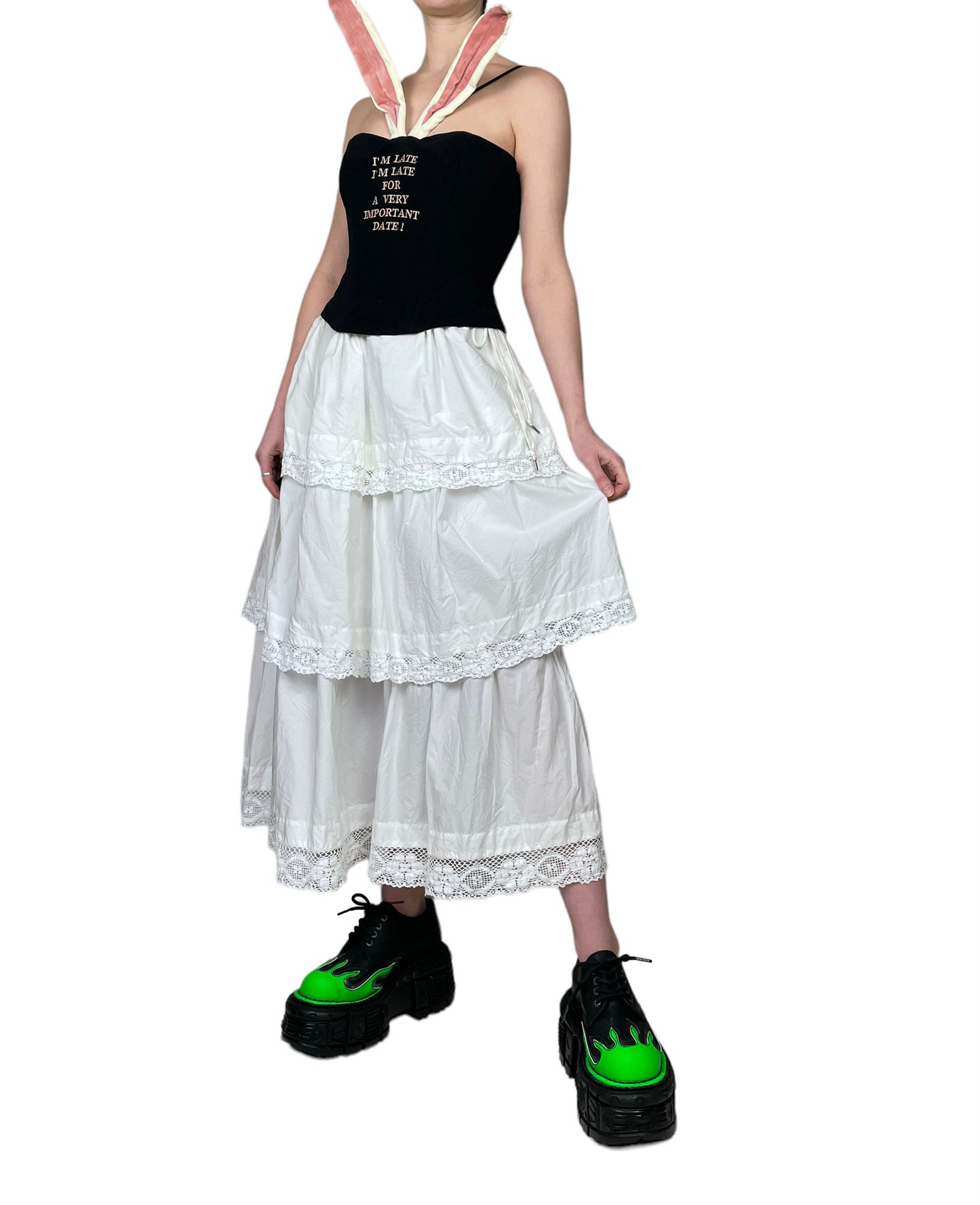 New Rock M-TANK1553-C17 green flame platforms