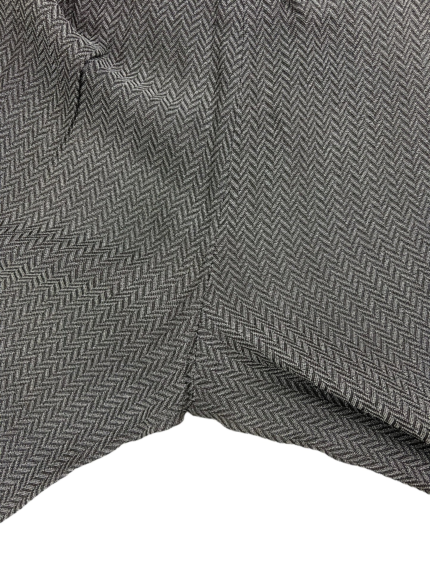 Emporio Armani 1990s herringbone trouser suit