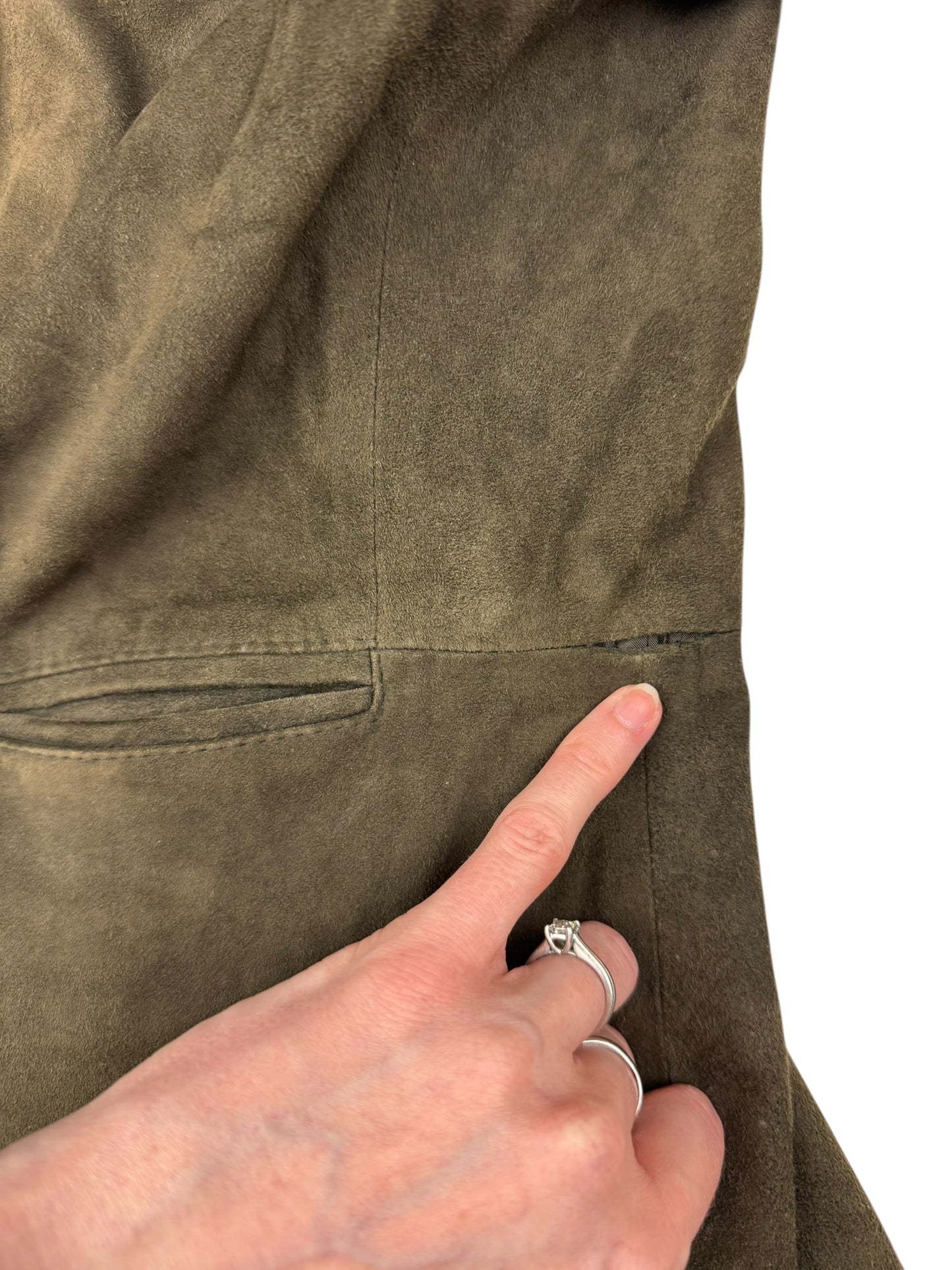 Emporio Armani suede jacket