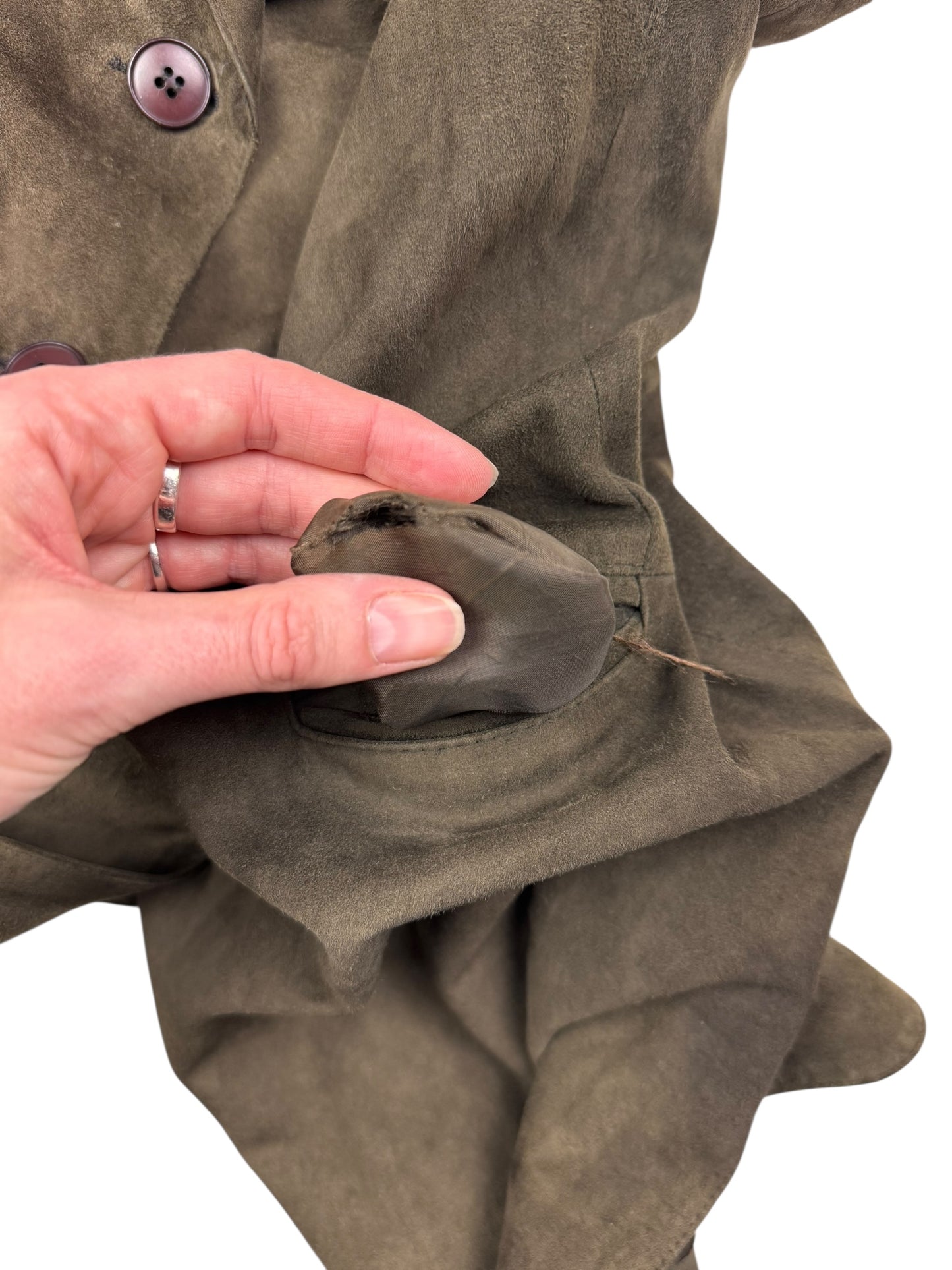 Emporio Armani suede jacket
