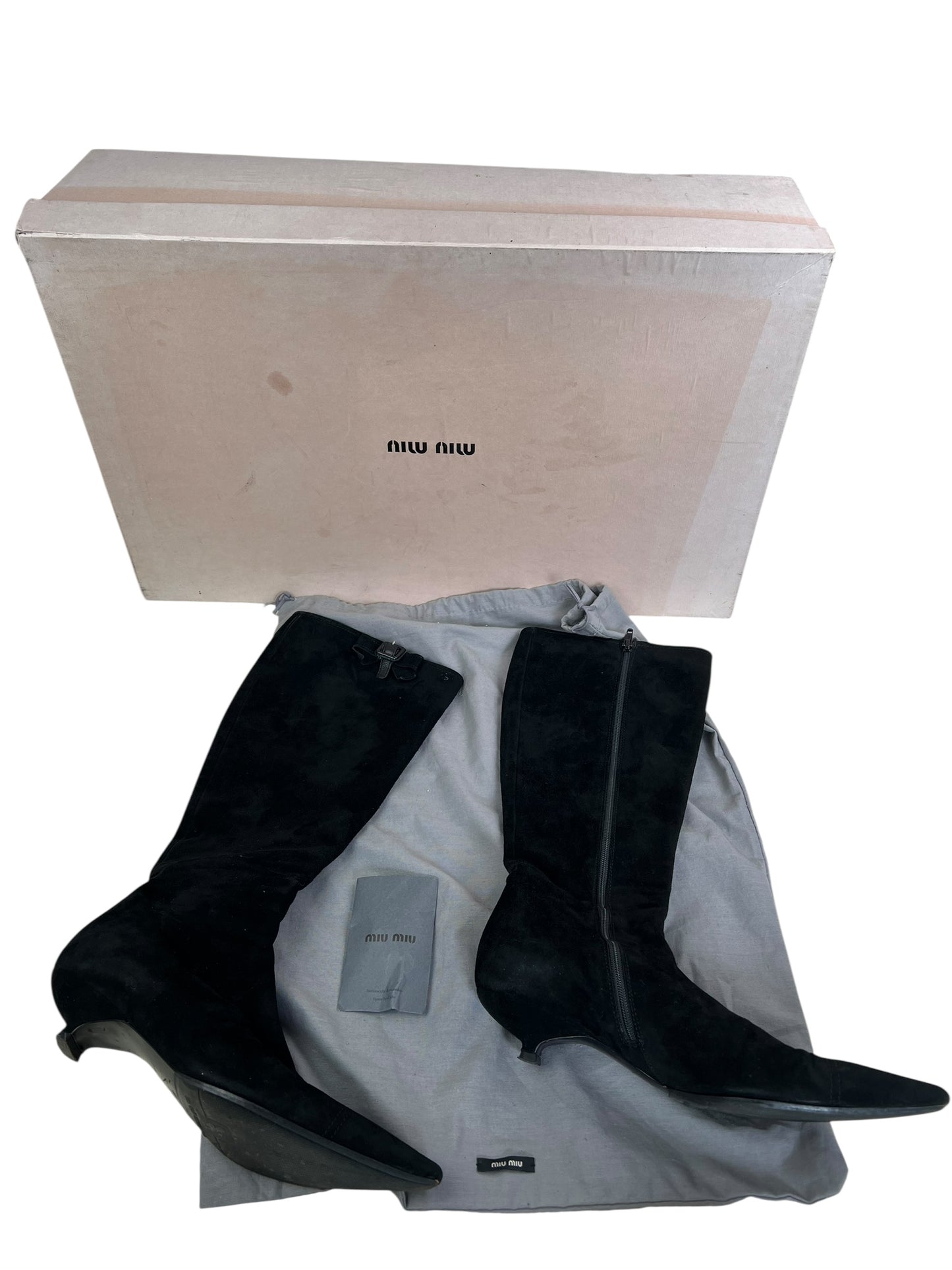 Miu Miu 2000s kitten heel boots