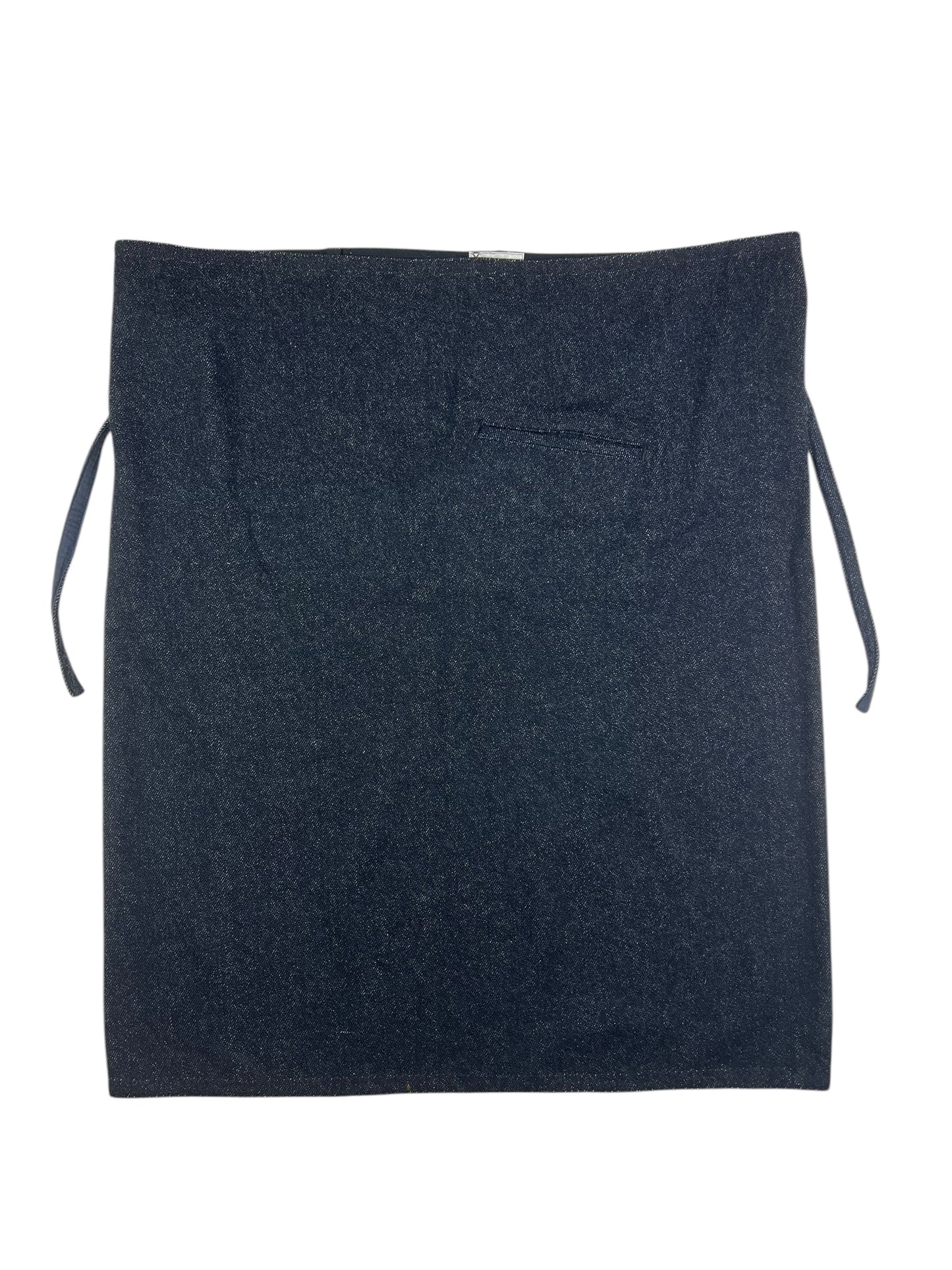 Yohji Yamamoto Y’s denim wrap skirt
