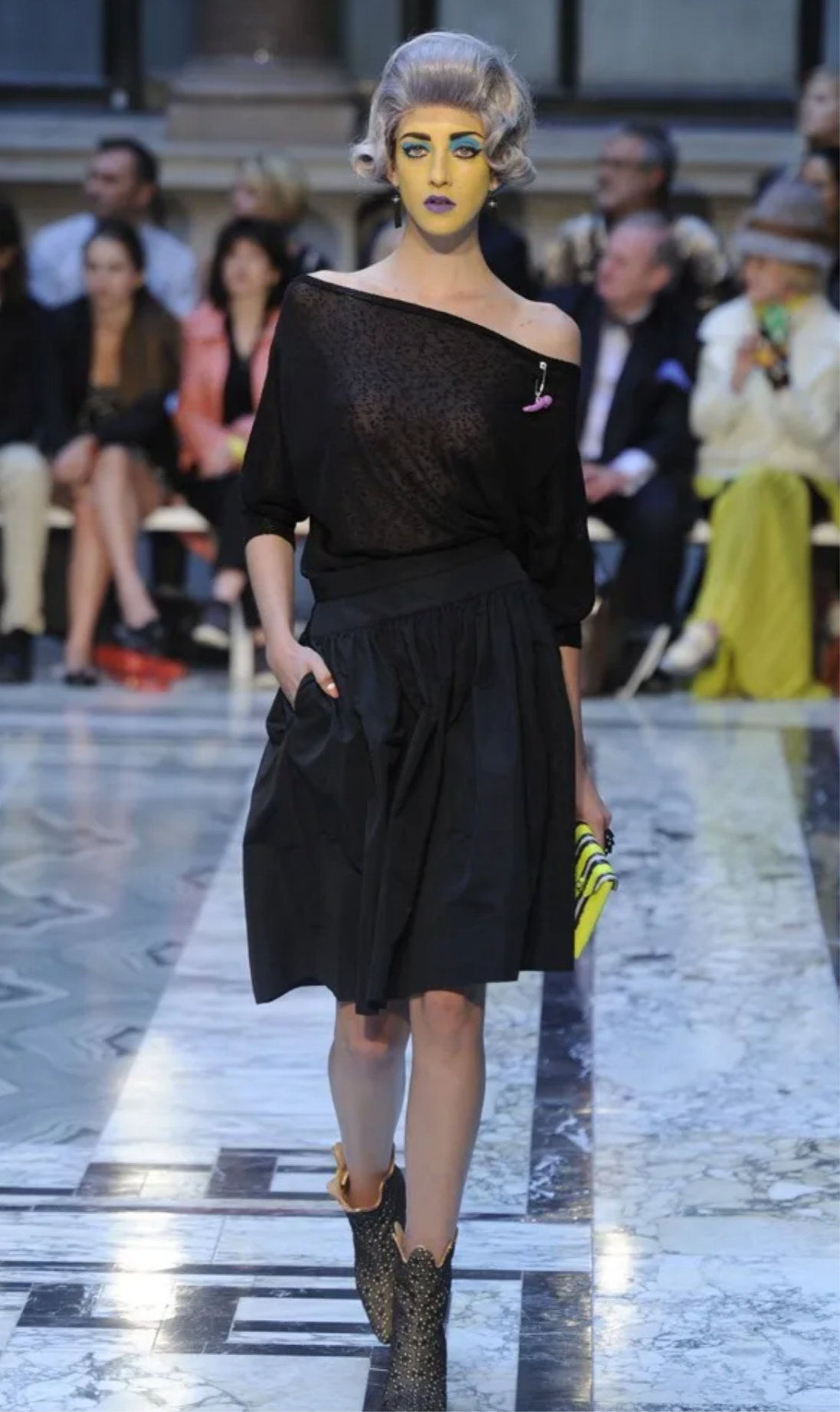 Vivienne Westwood S/S 2013 gold top