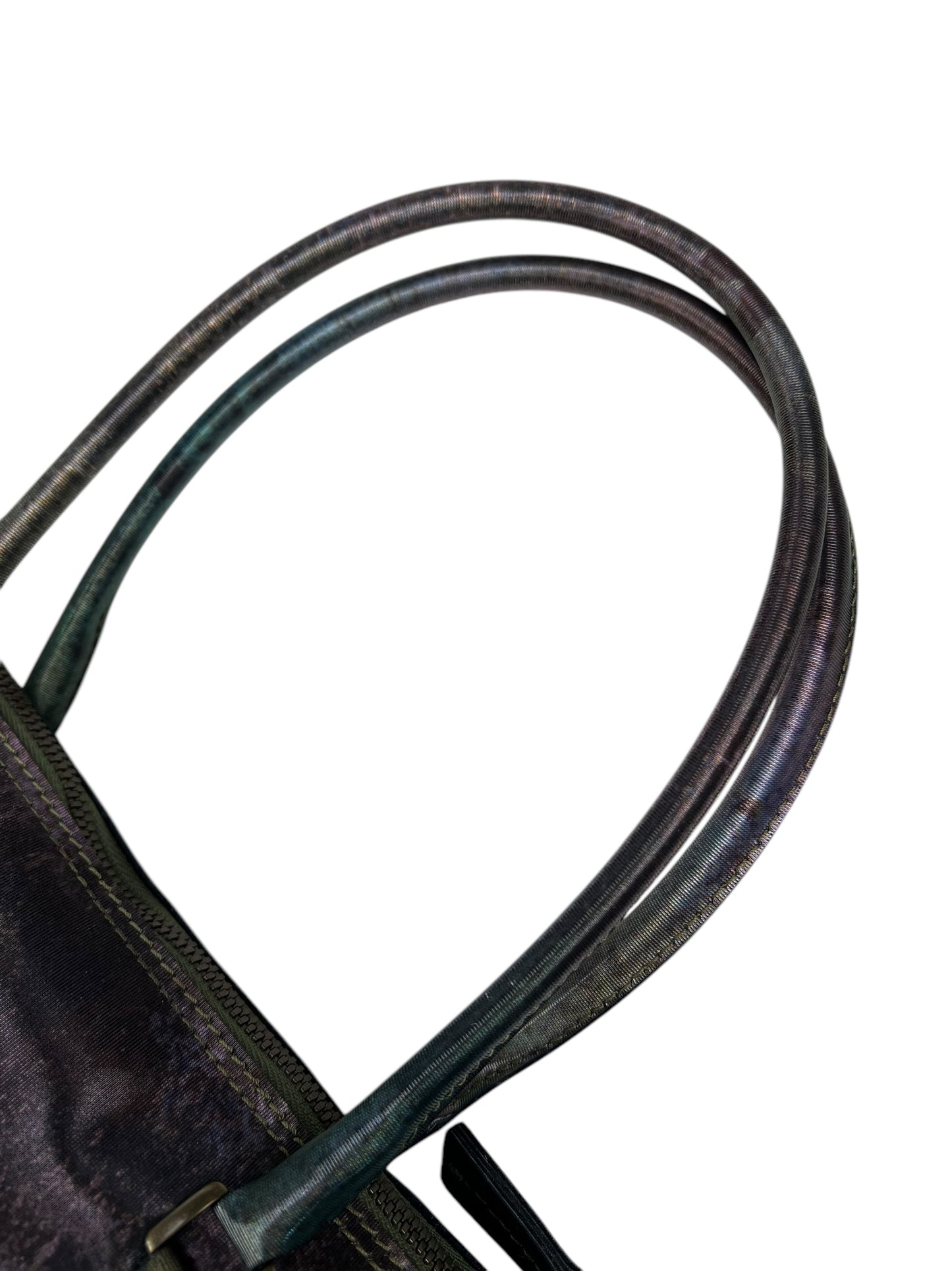 Jean Paul Gaultier F/W 1999 expandable iridescent bag