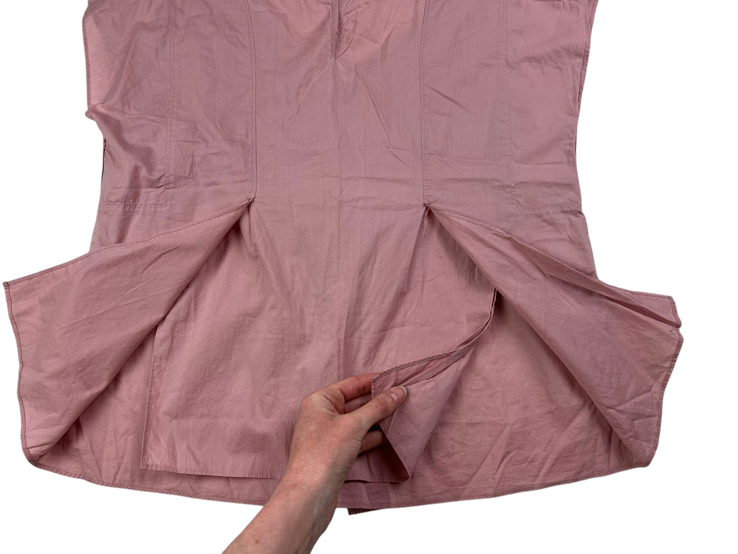 Miu Miu 2008 pink ruffle top