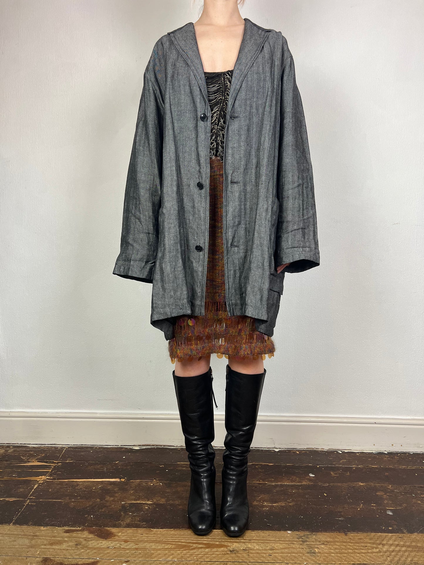 Yohji Yamamoto Y’s 2000s herringbone jacket