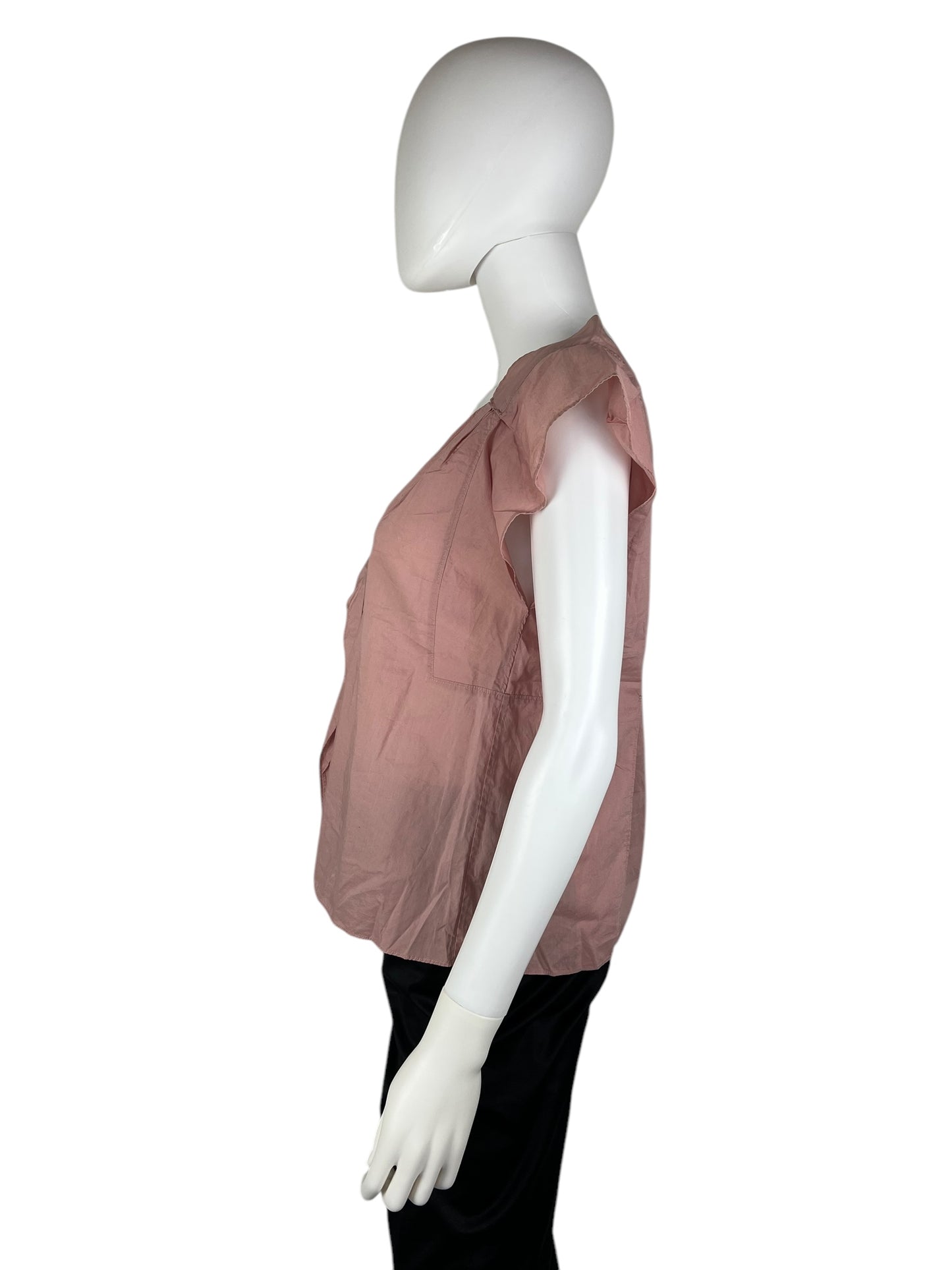 Miu Miu 2008 pink ruffle top