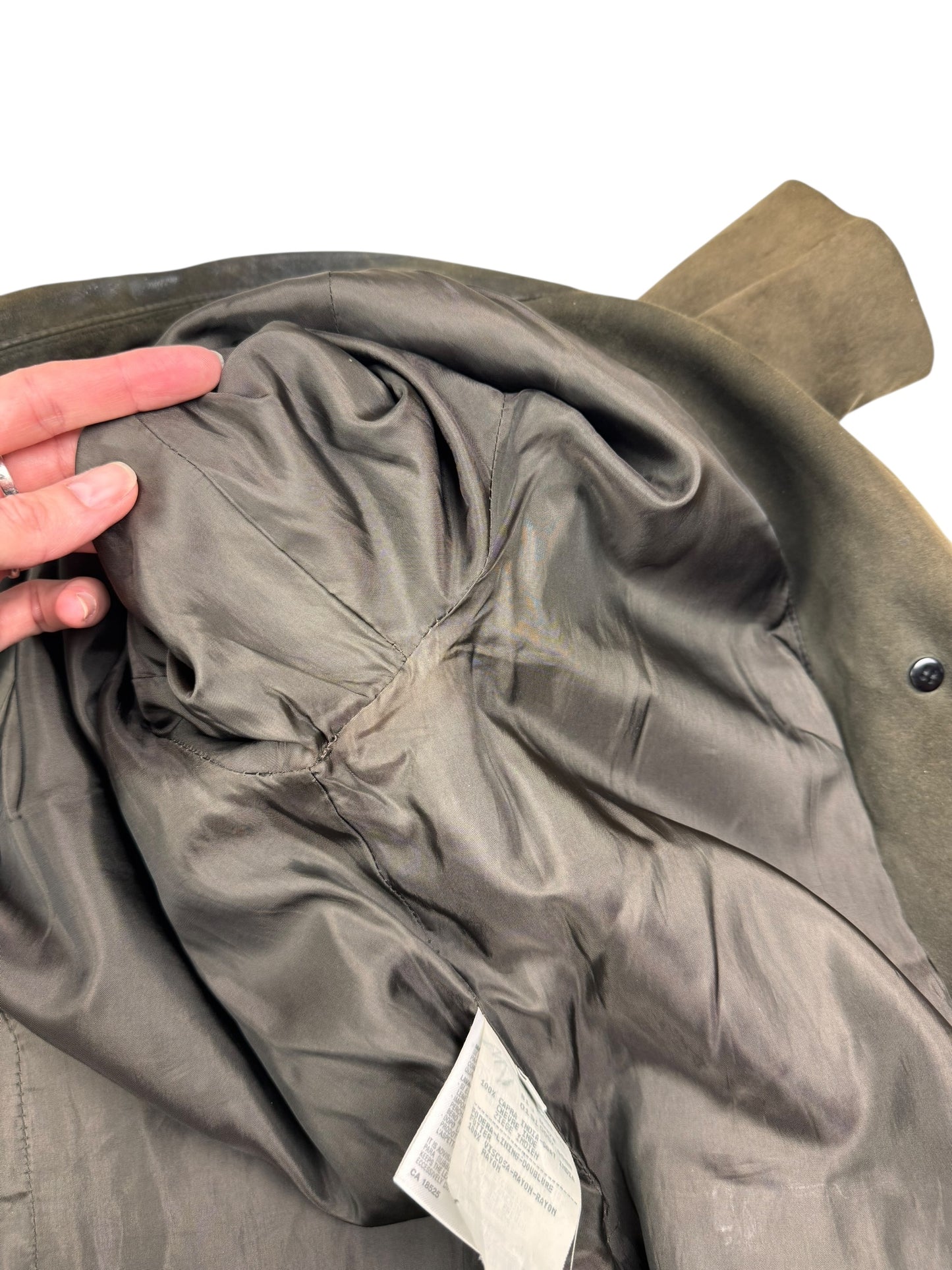 Emporio Armani suede jacket
