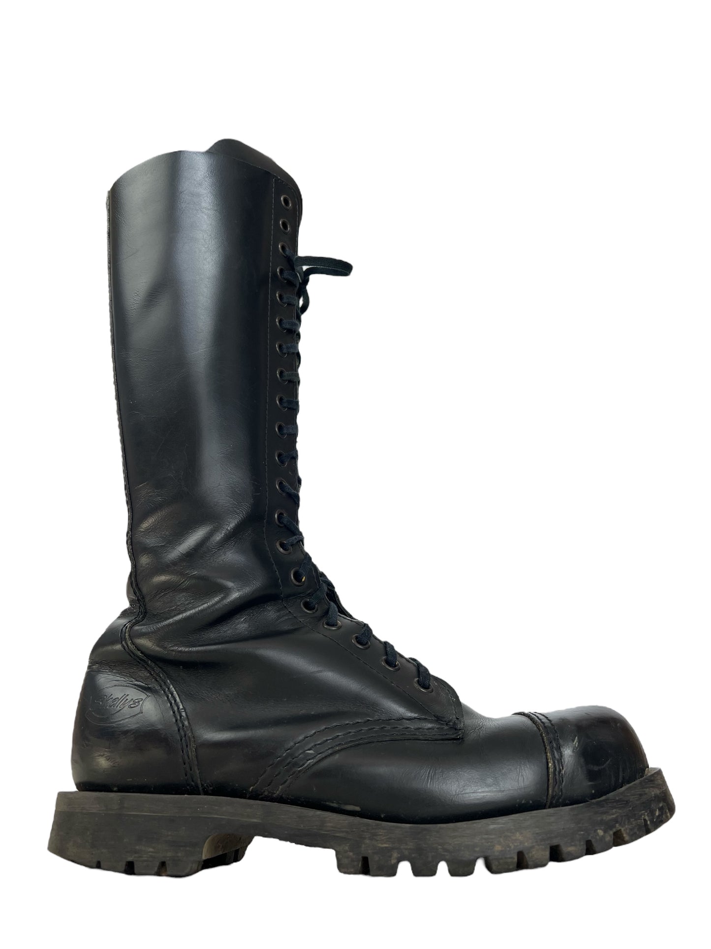 Shellys 1990s steel toe cap 20-eyelet boots