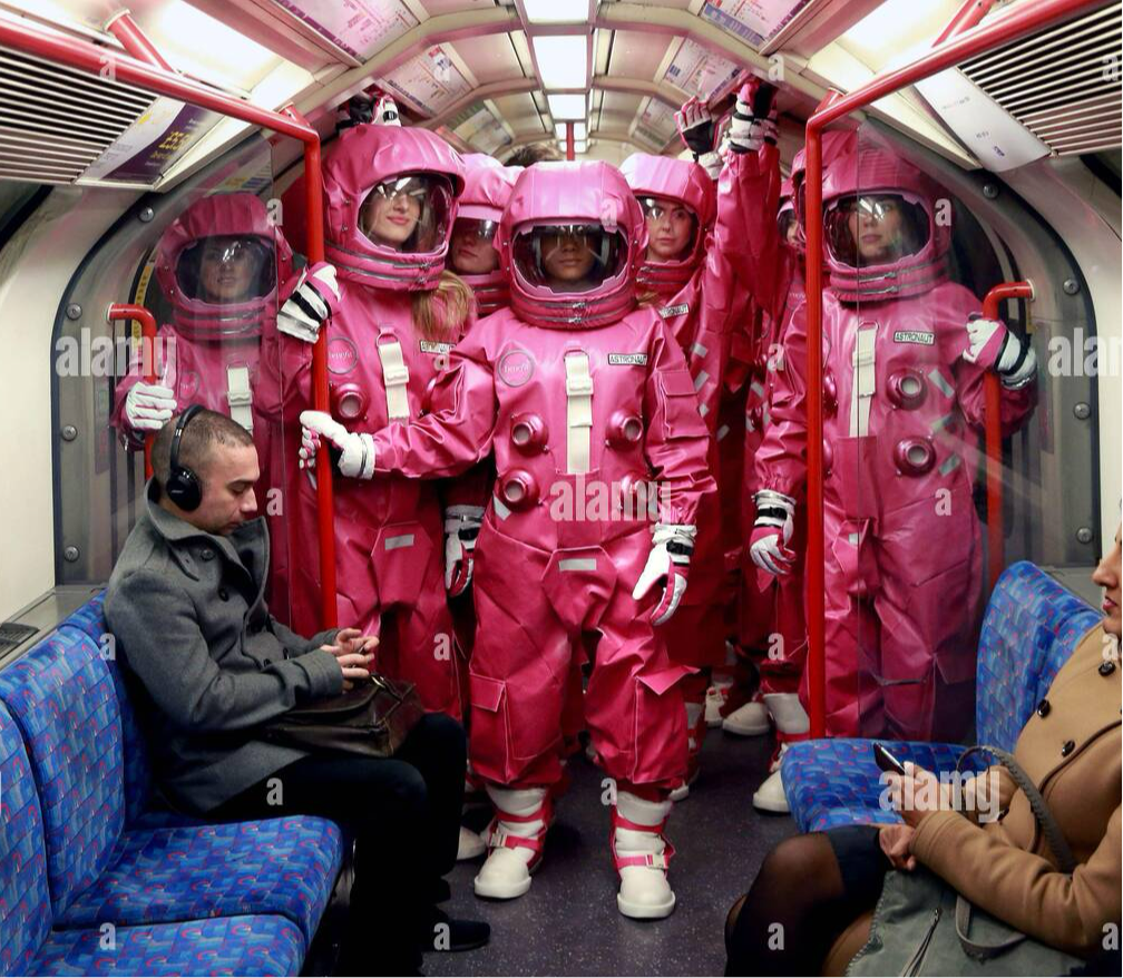 Benefit 2018 Makeup Campaign custom spacesuit