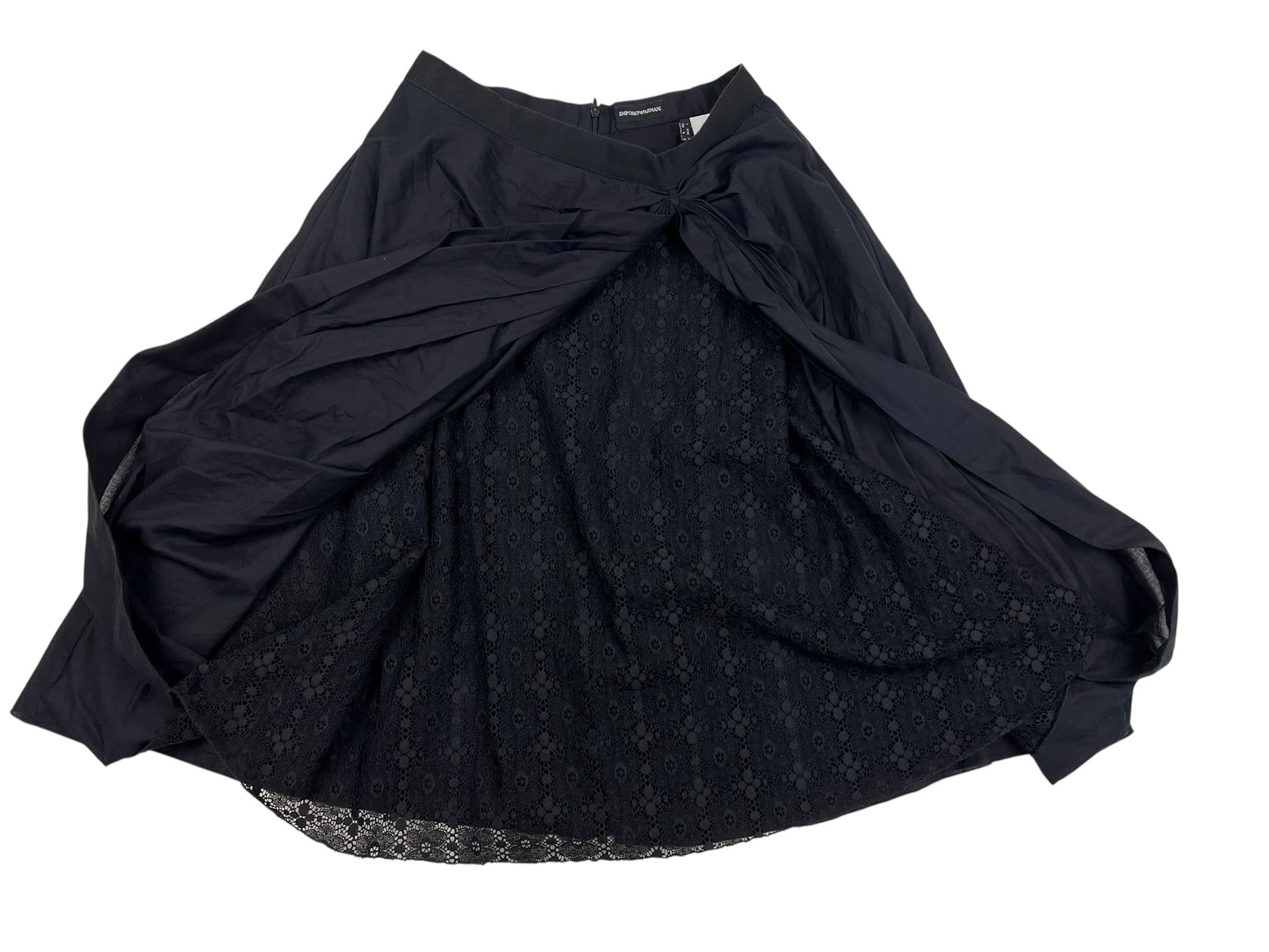 Emporio Armani gathered pleat skirt