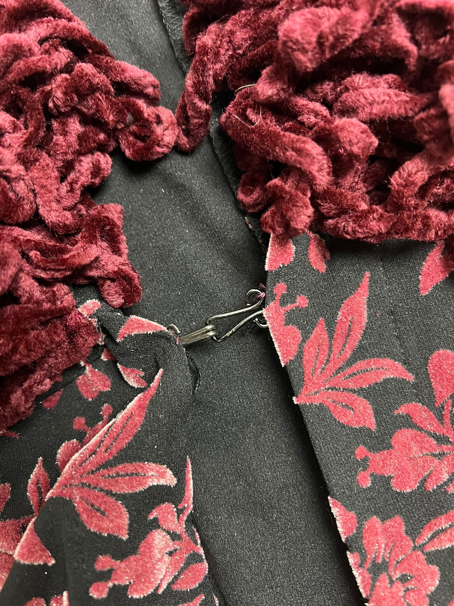 Miss Selfridge 1998 velvet flock duster