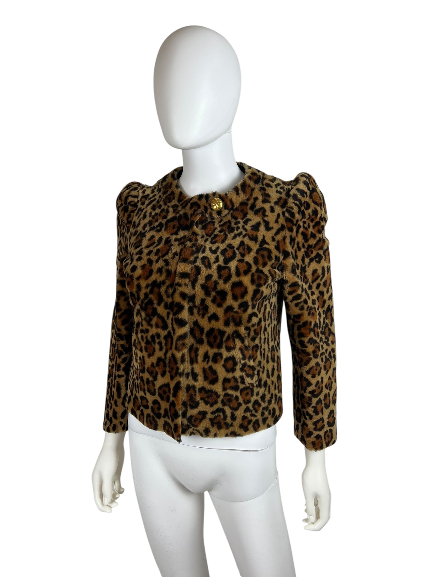 Miu Miu Automne 2010 shearling leopard jacket