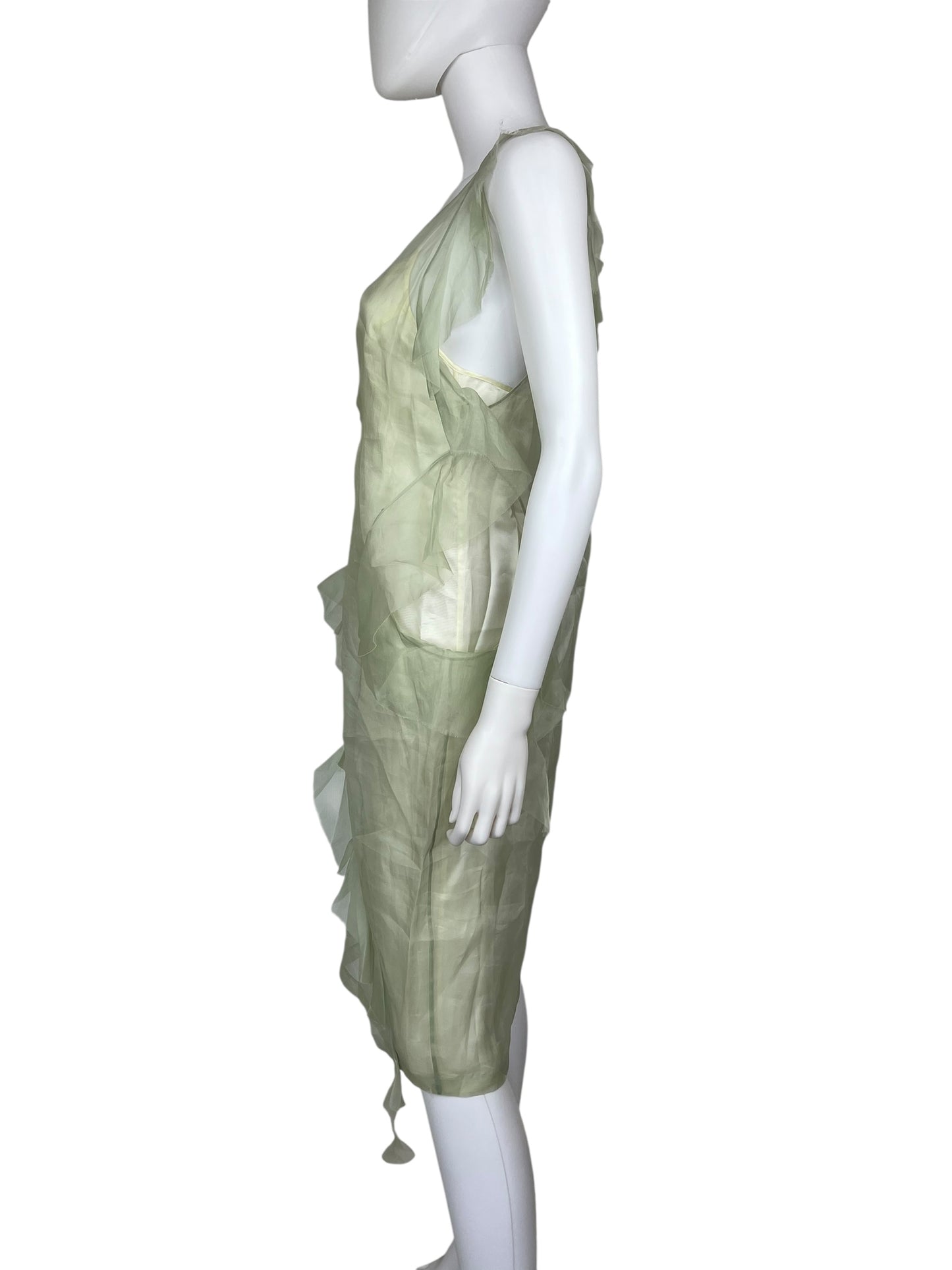 Maison Margiela S/S 2017 sheer silk dress