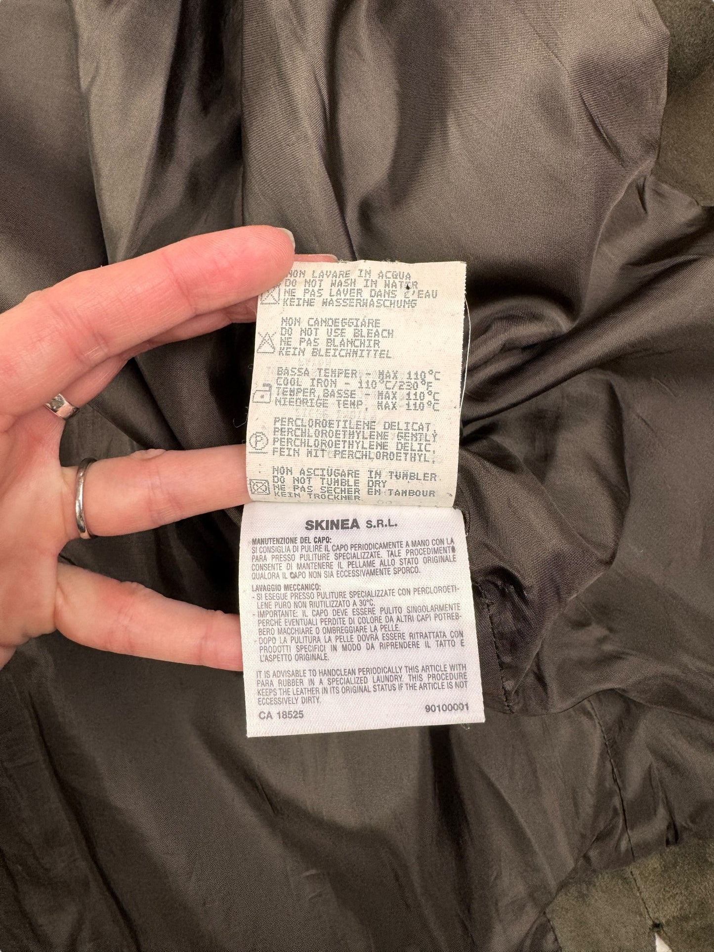 Emporio Armani suede jacket