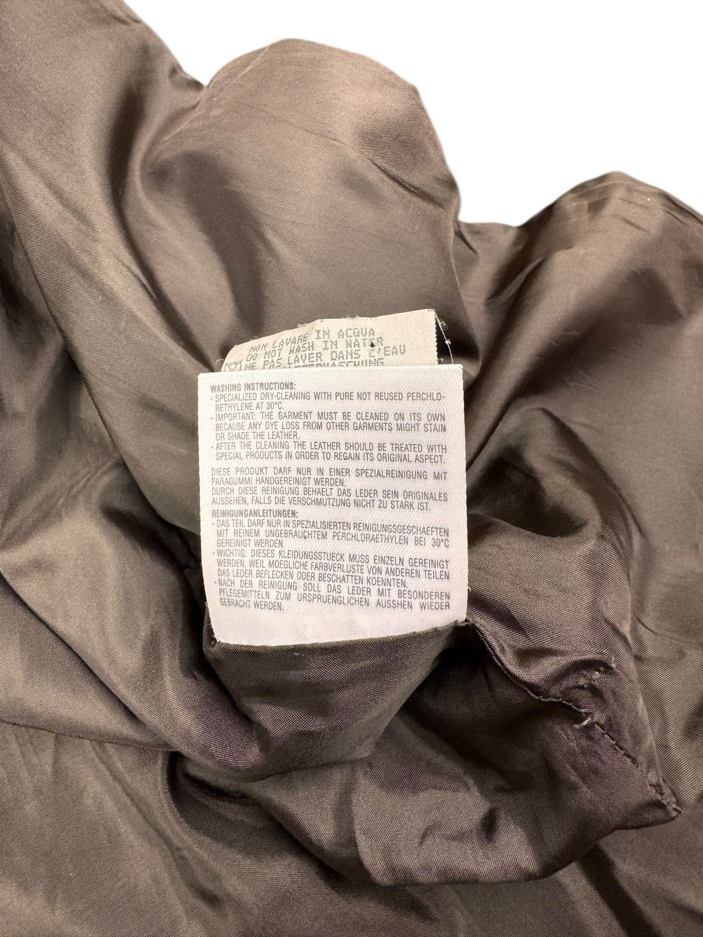 Emporio Armani suede jacket