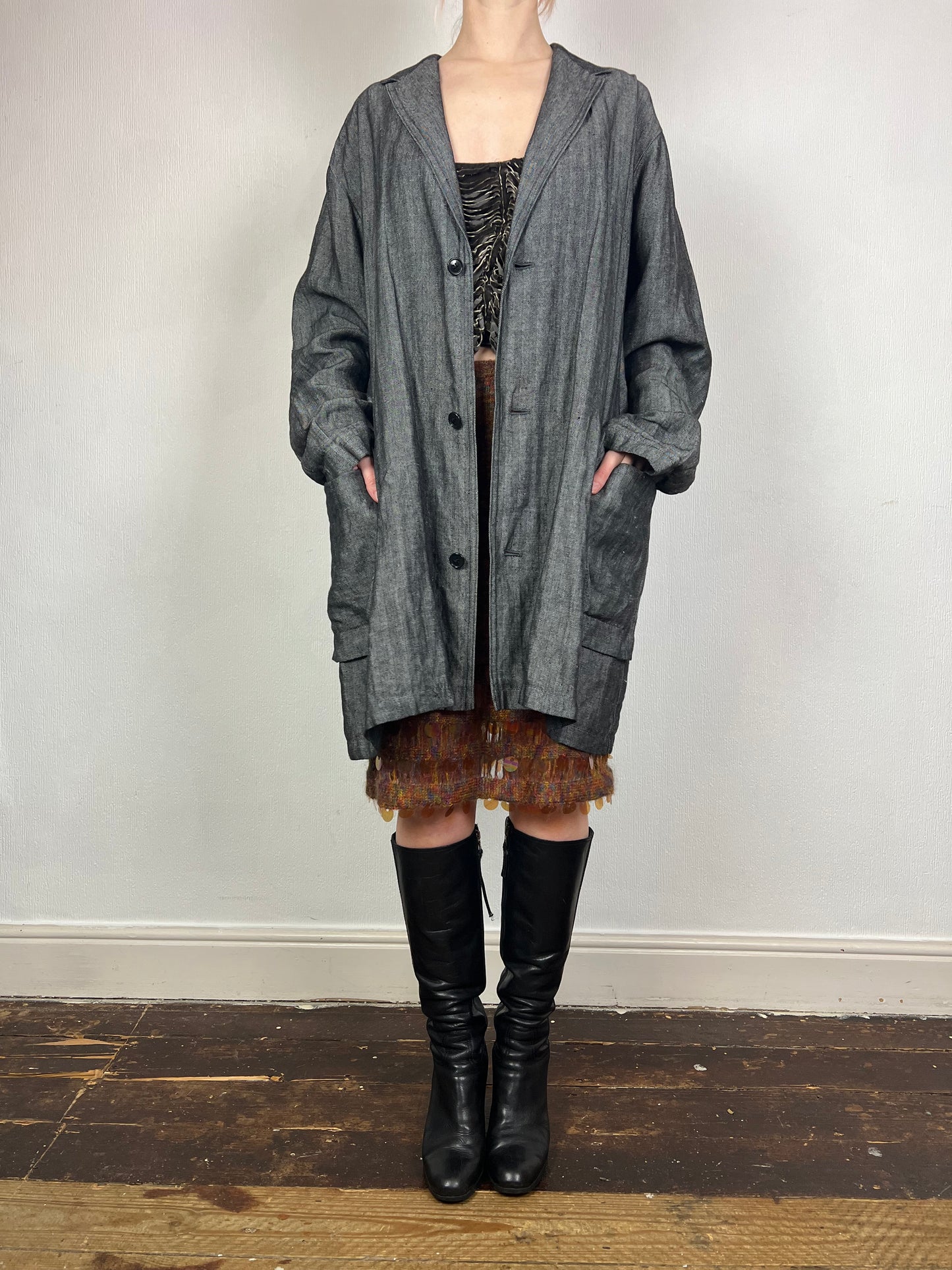 Yohji Yamamoto Y’s 2000s herringbone jacket