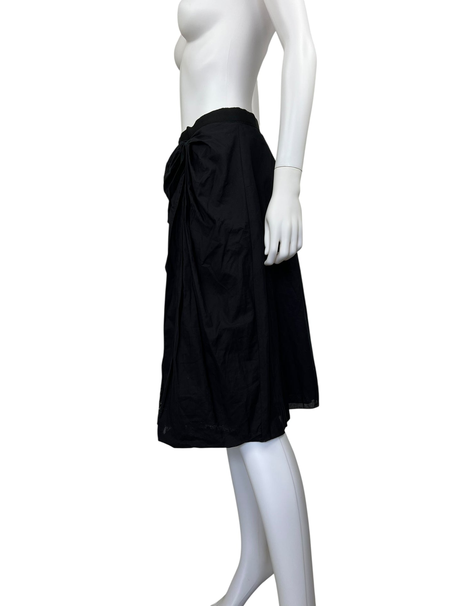 Emporio Armani gathered pleat skirt
