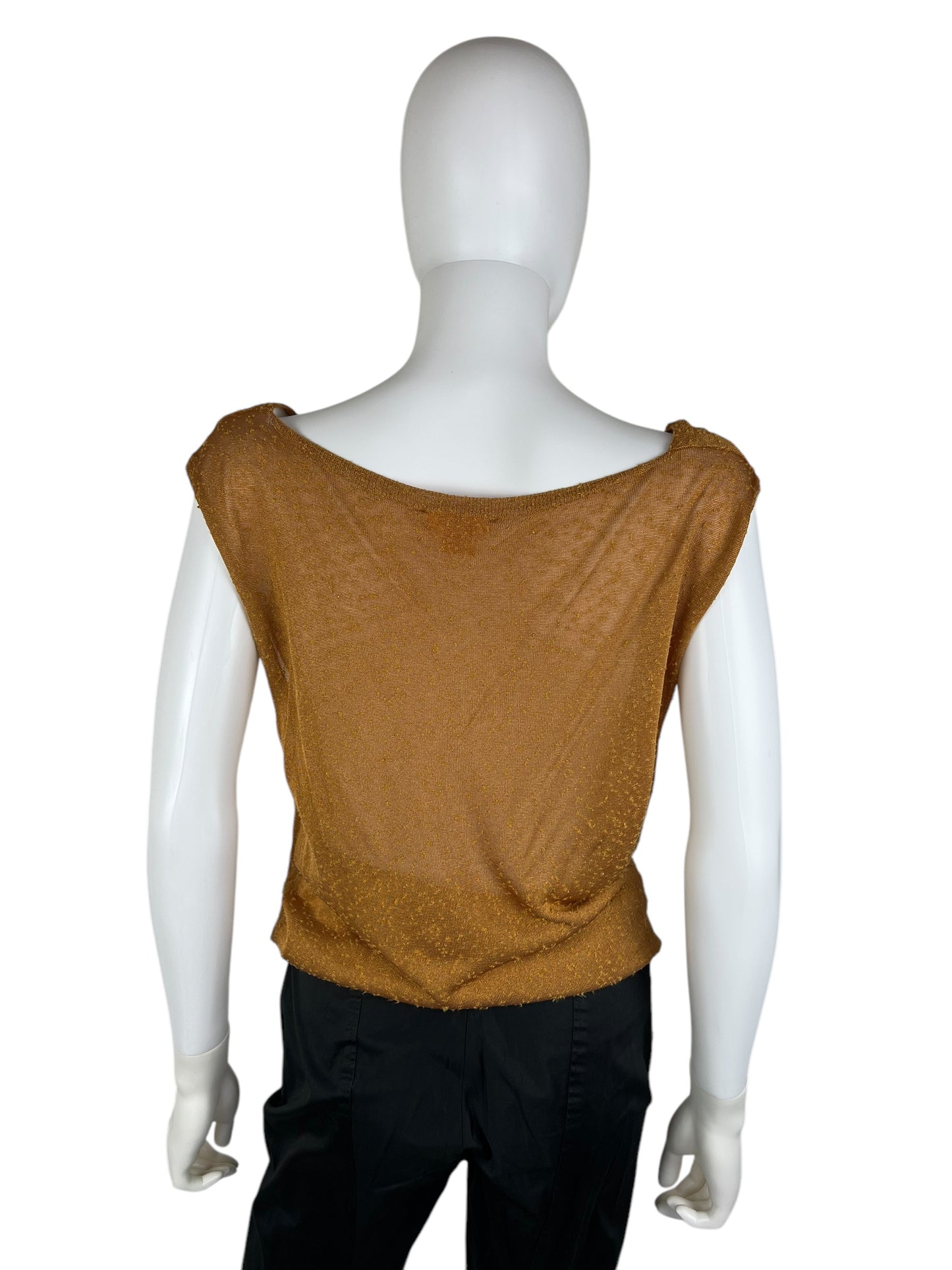 Vivienne Westwood S/S 2013 gold top