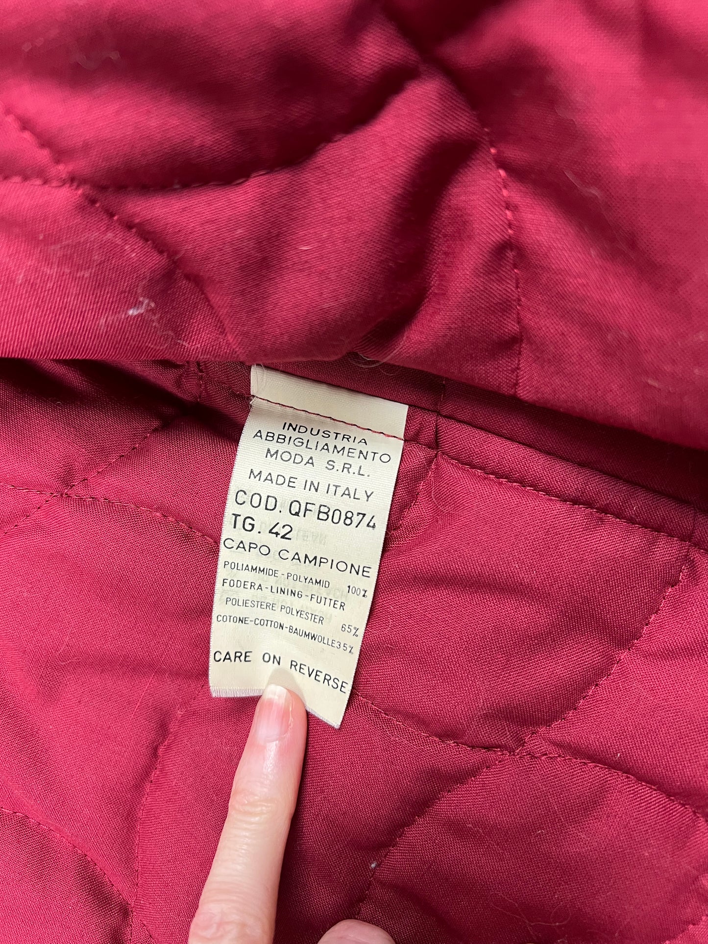 Moschino 80s/90s green coat
