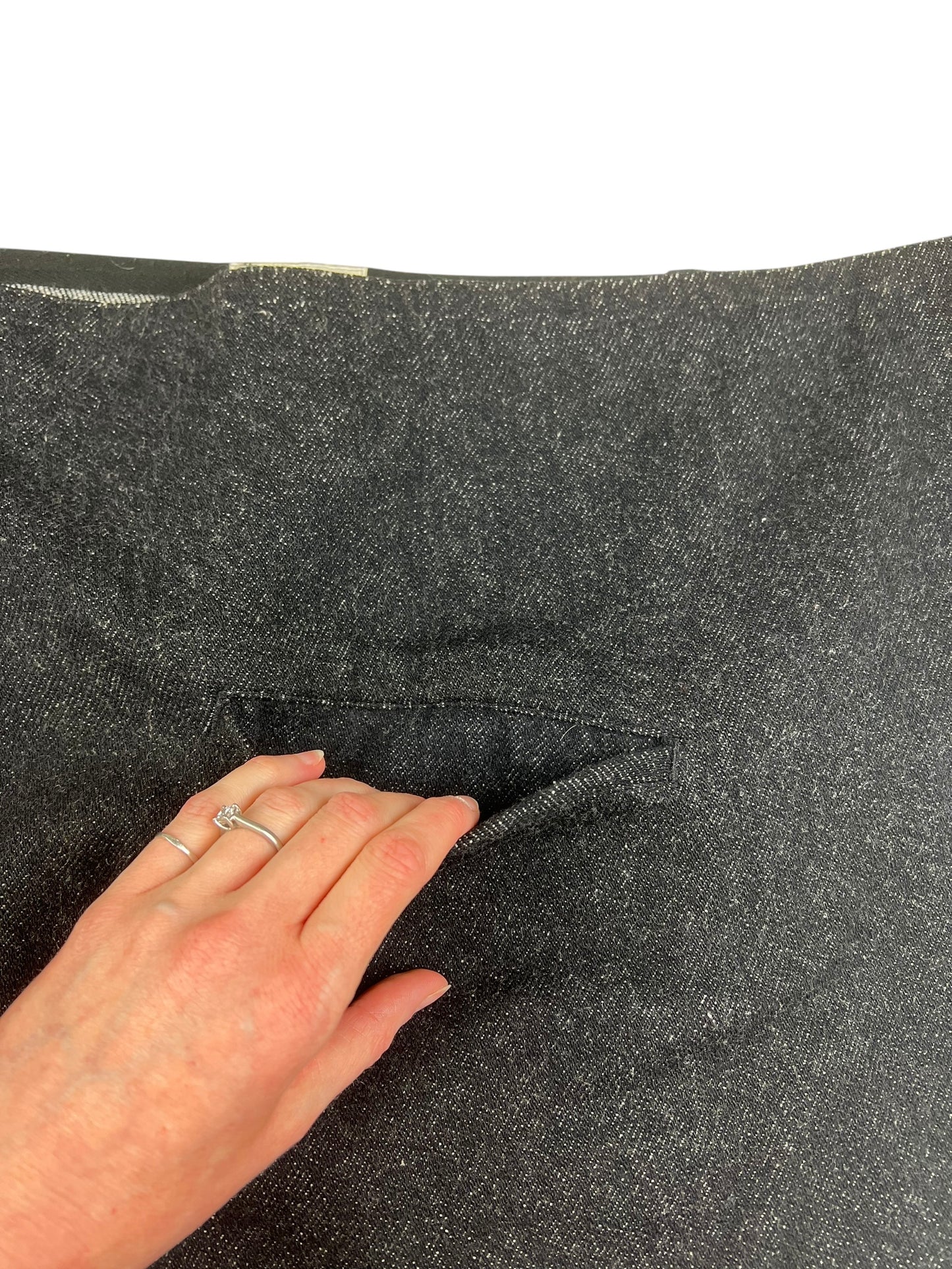 Yohji Yamamoto Y’s denim wrap skirt