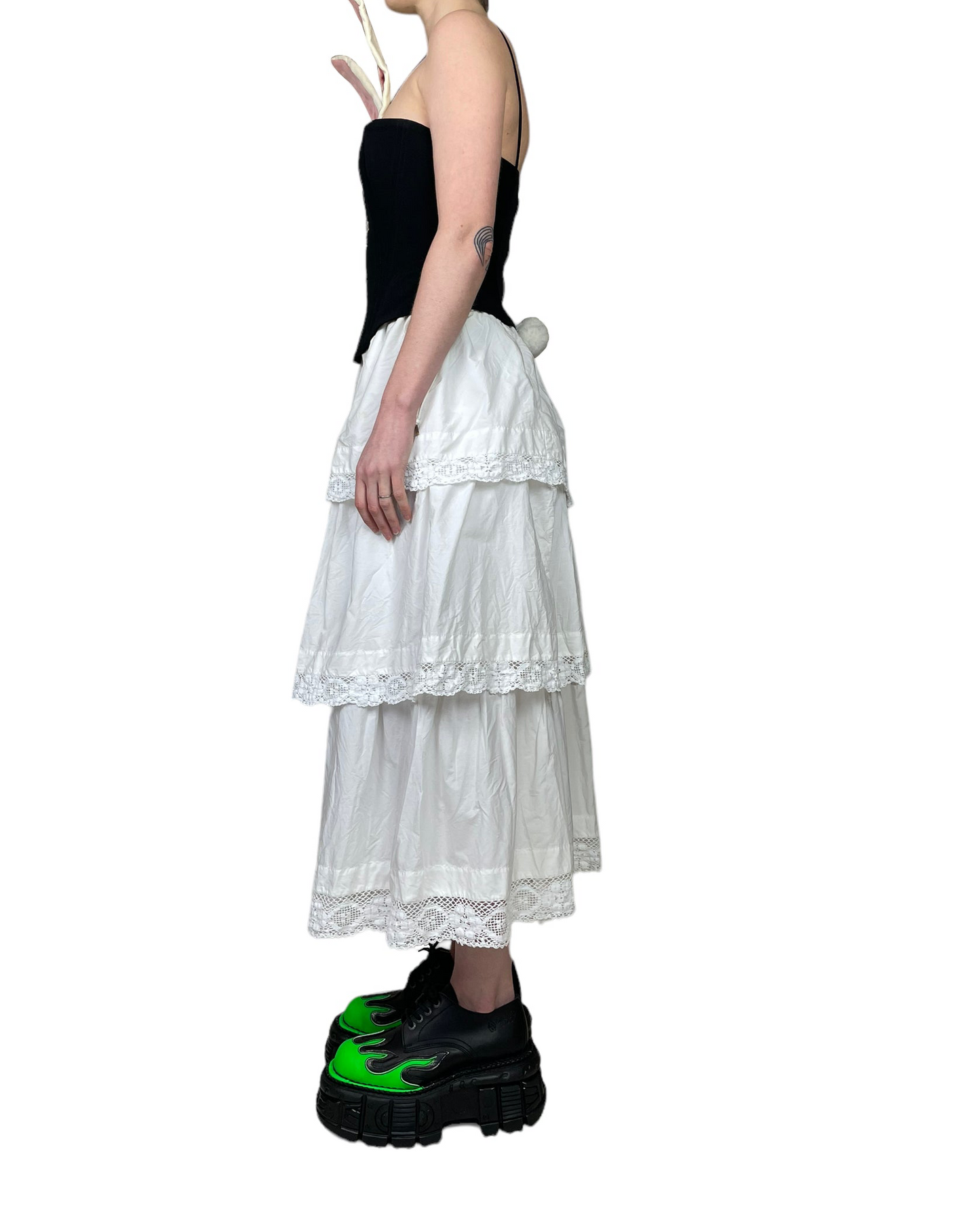 New Rock M-TANK1553-C17 green flame platforms
