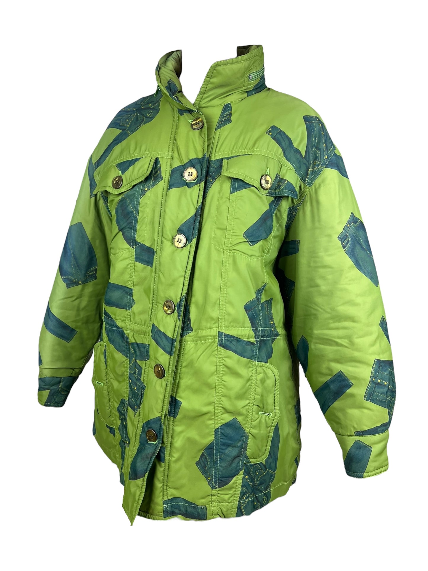 Moschino 80s/90s green coat