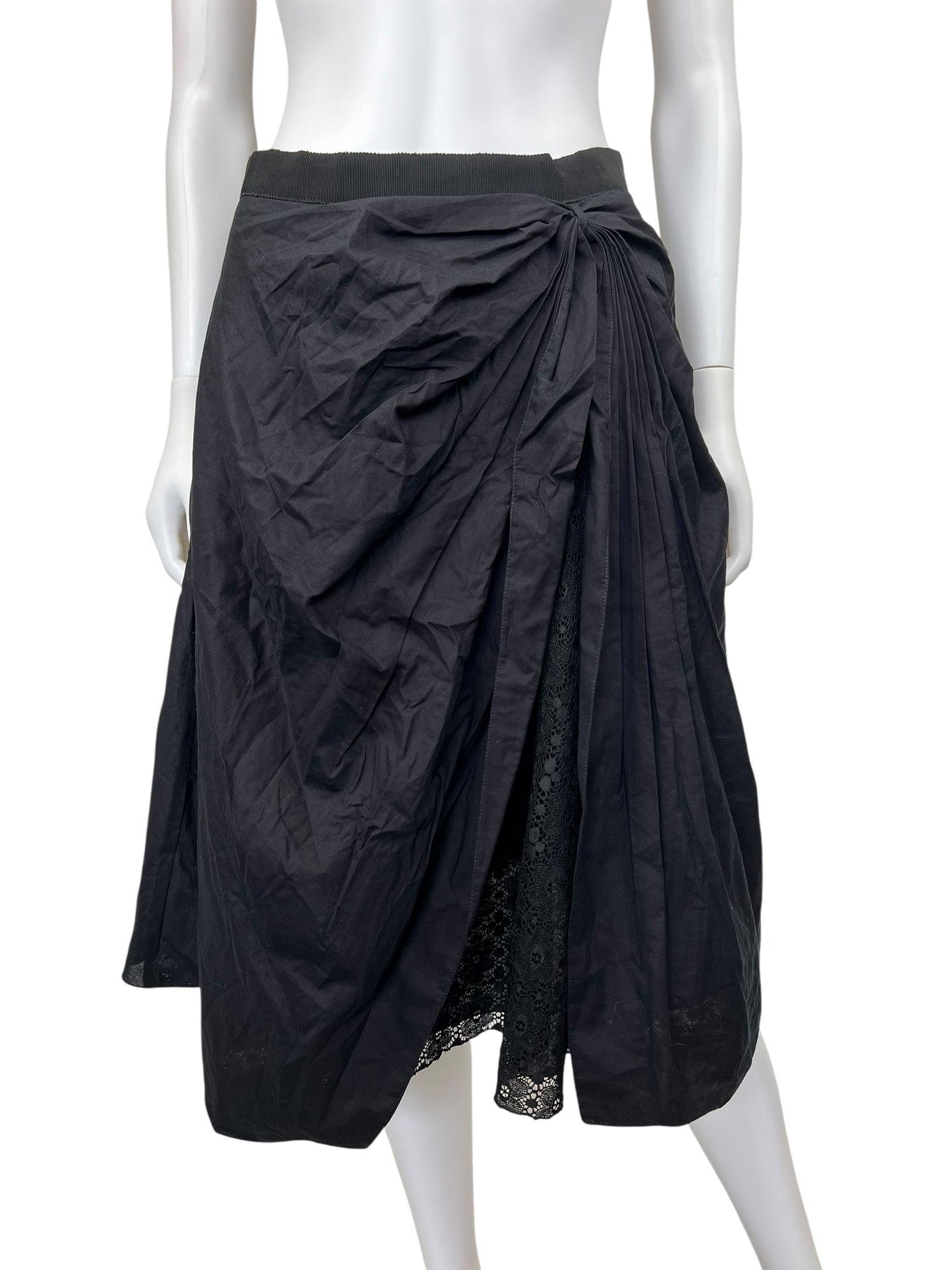 Emporio Armani gathered pleat skirt