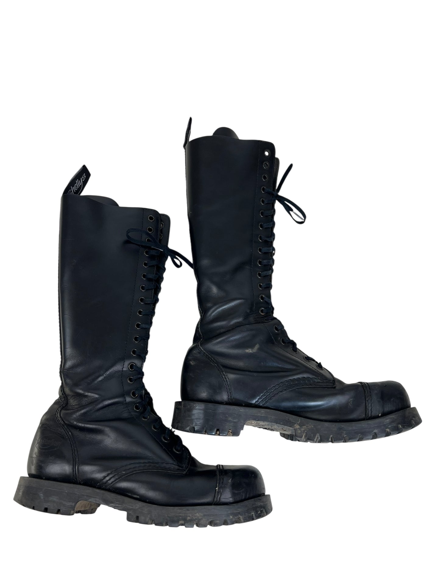 Shellys 1990s steel toe cap 20-eyelet boots