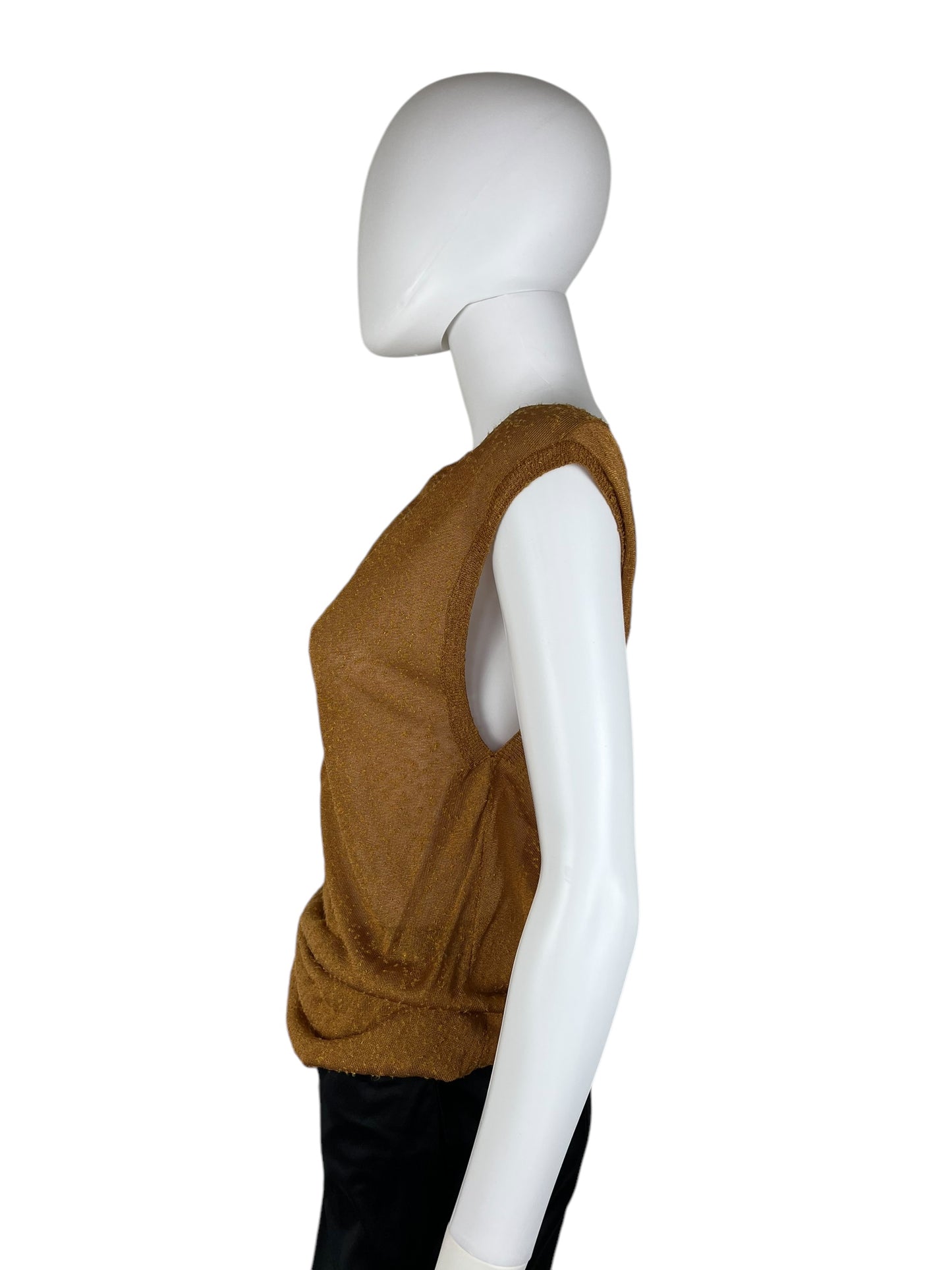 Vivienne Westwood S/S 2013 gold top
