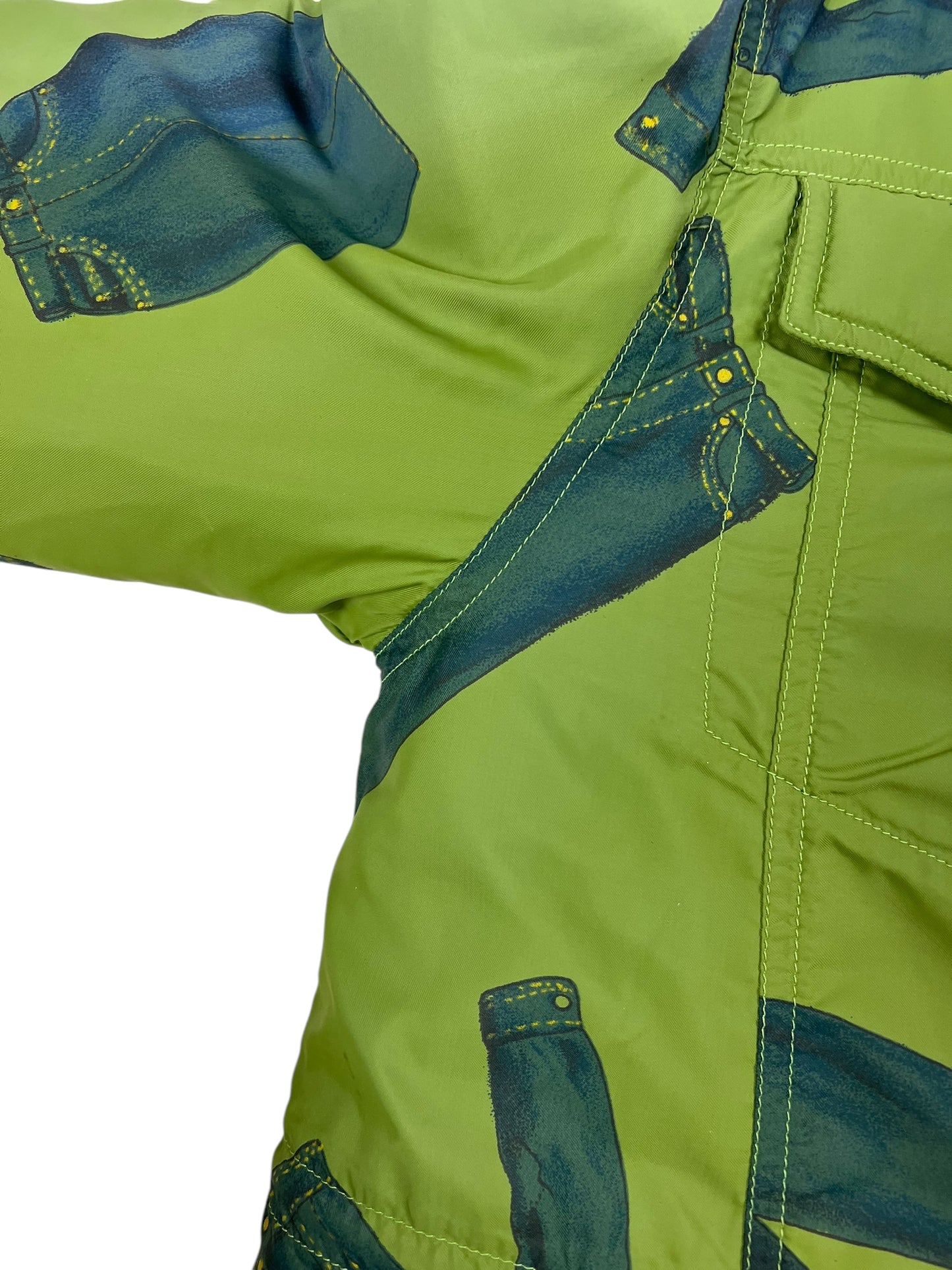 Moschino 80s/90s green coat