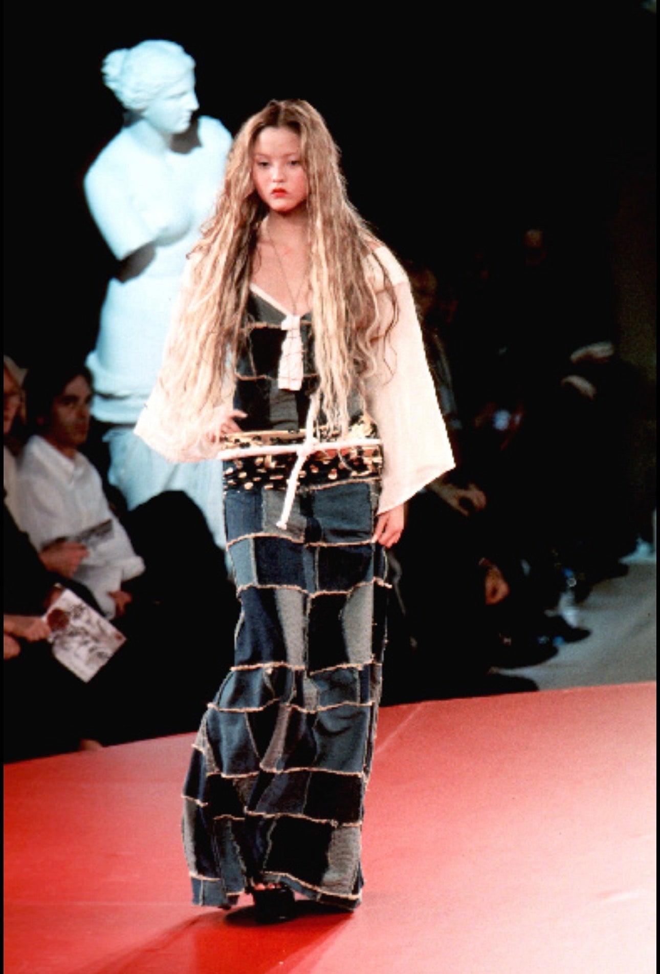 Jean Paul Gaultier S/S 1999 sequin patchwork dress