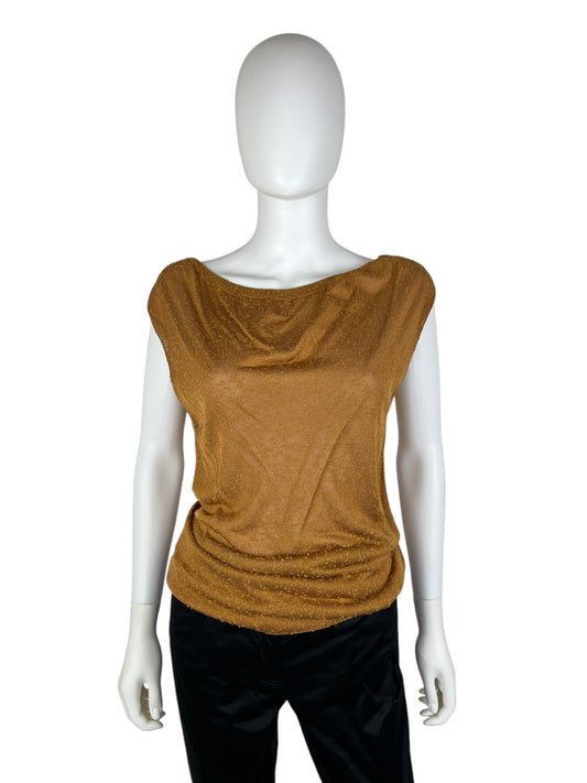 Vivienne Westwood S/S 2013 gold top