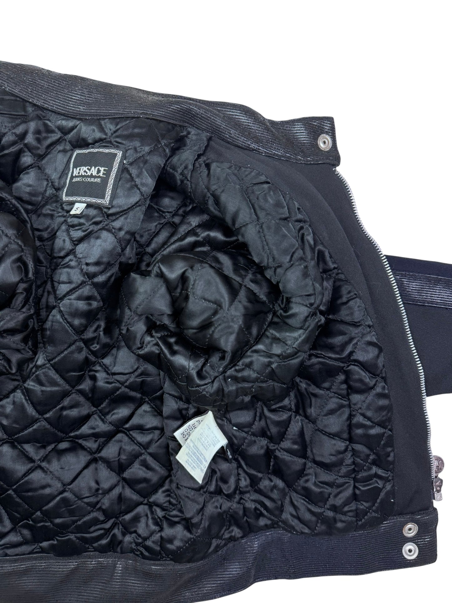 Versace mid 1990s lightly padded cropped jacket