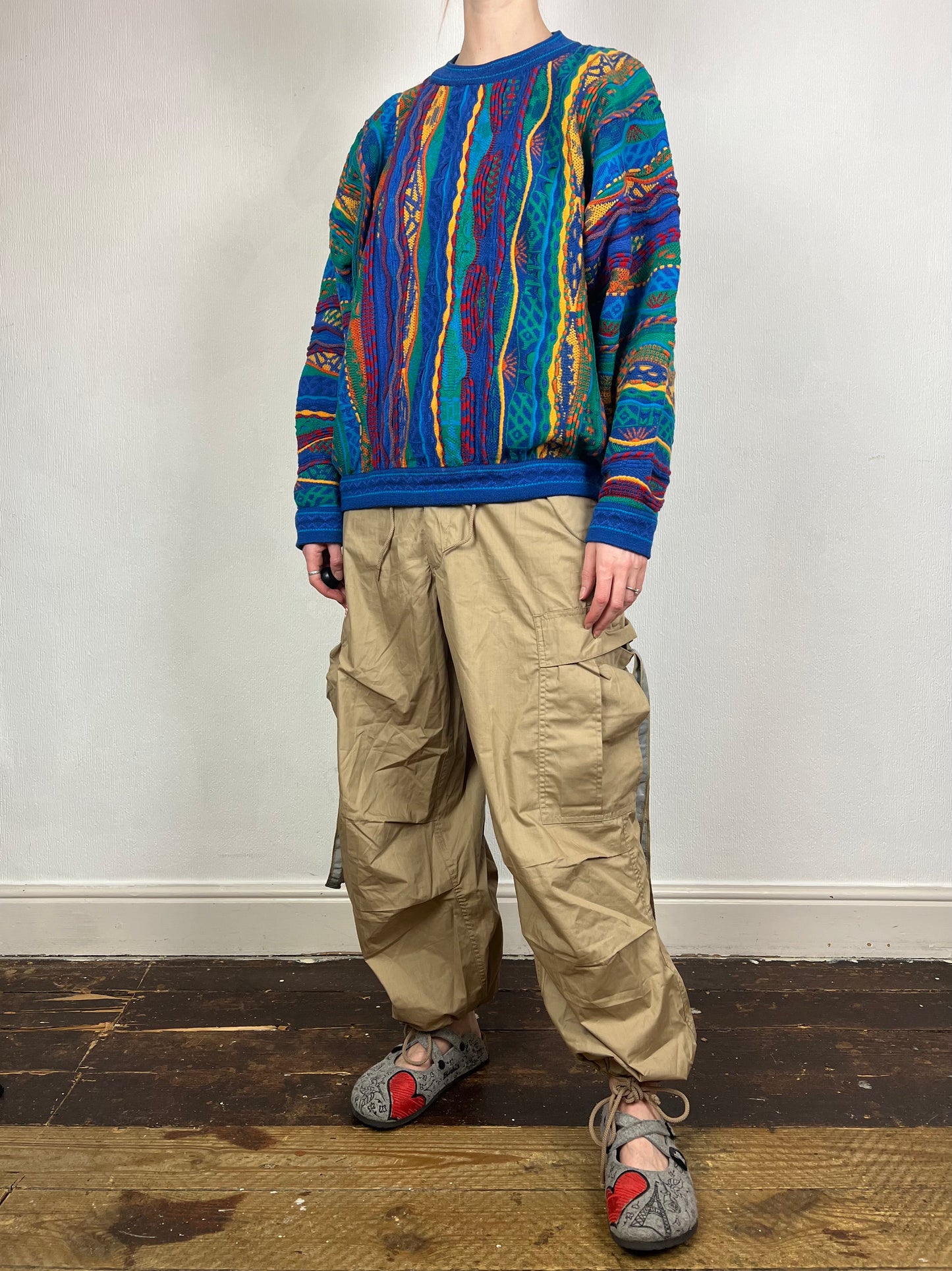 UFO vintage parachute pants